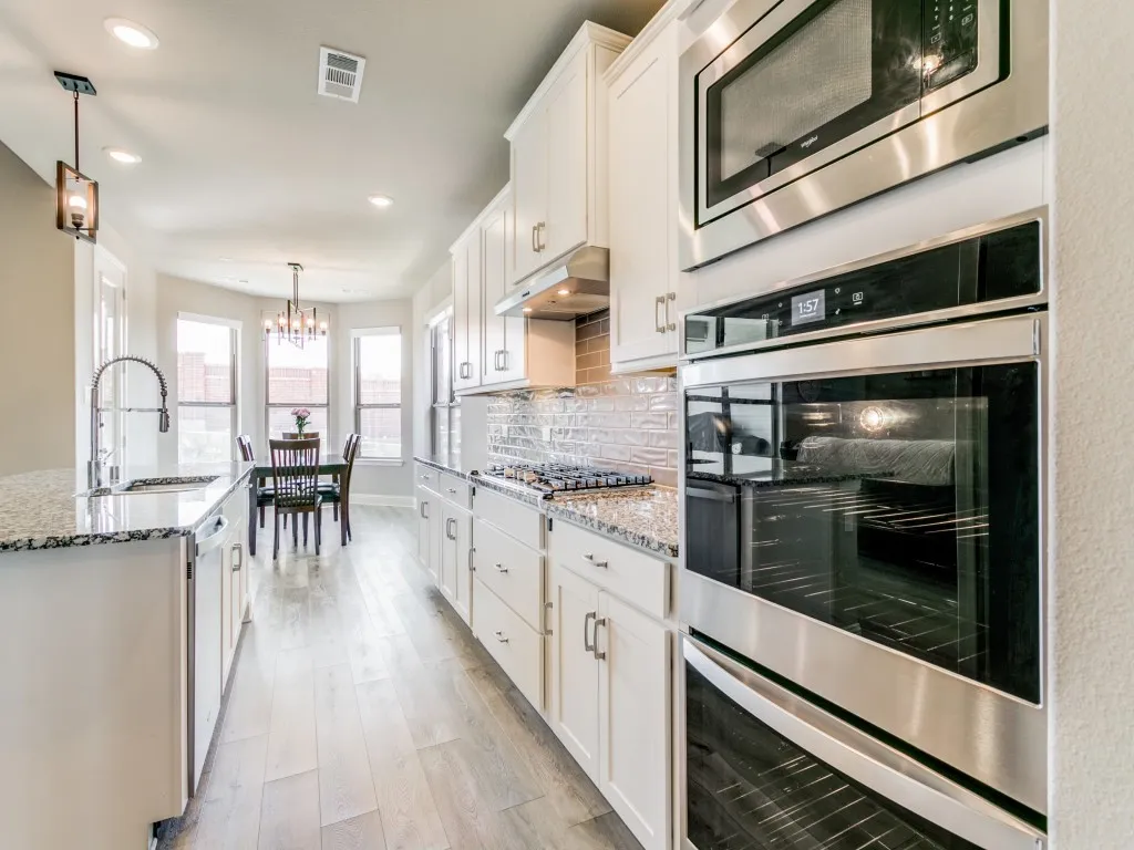 Entertaining is no problem with this kitchen that features double ovens