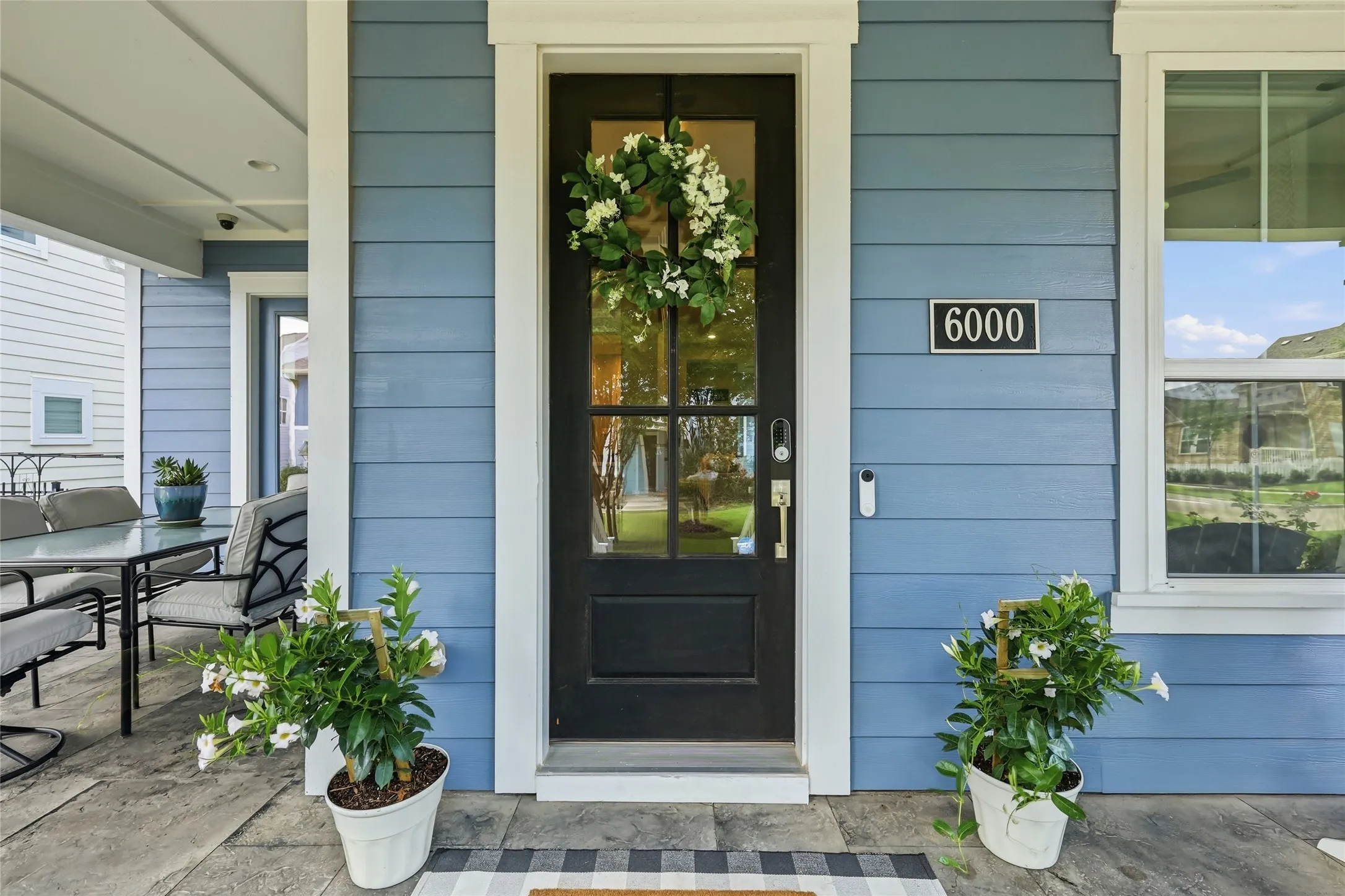 HomeTown is know for its front doors and this porch will not disappoint