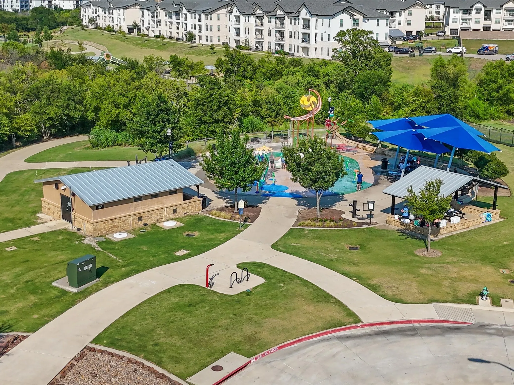 Aerial view of McCord Park at 1001 Witt Road