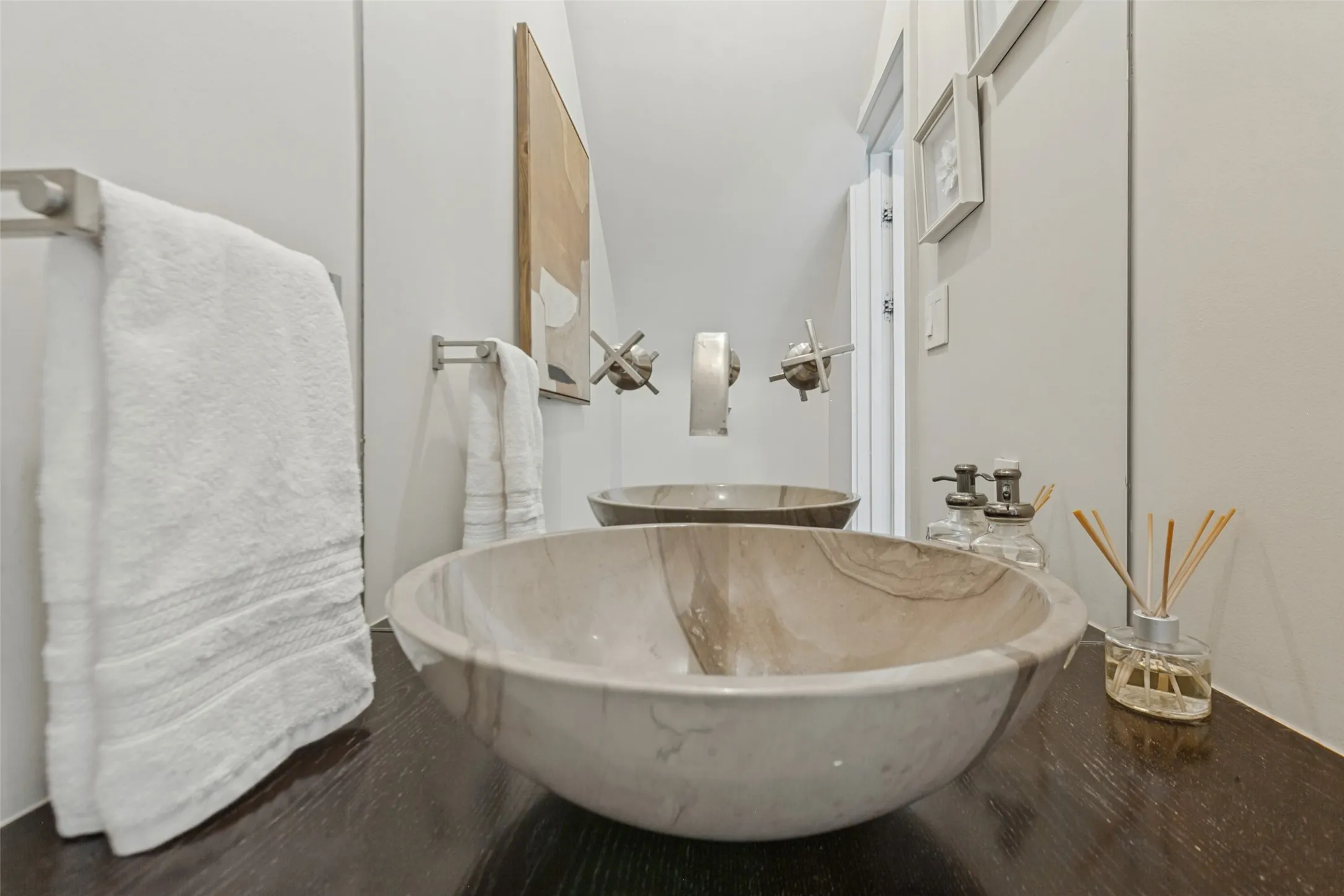 Updated half-bath downstairs