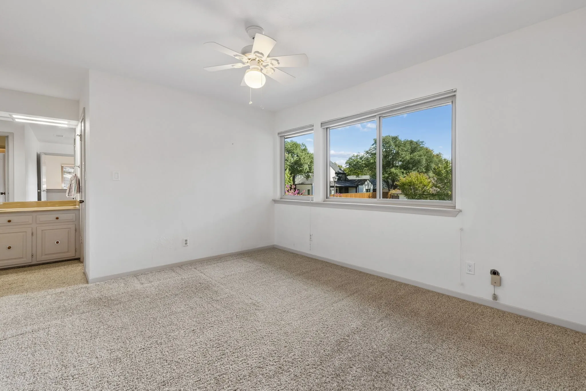 Bedroom at top of stairs