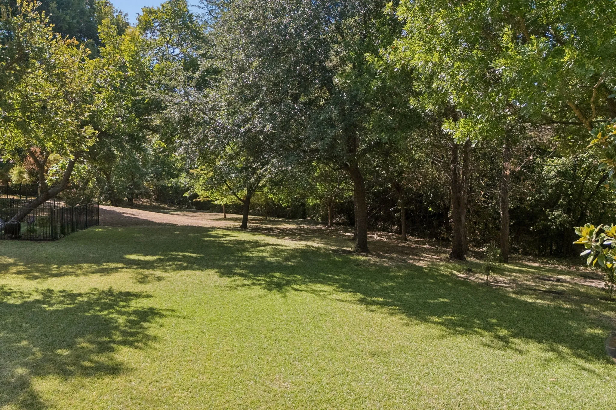 This is the greenbelt that is directly behind the home with access through the home's gate.