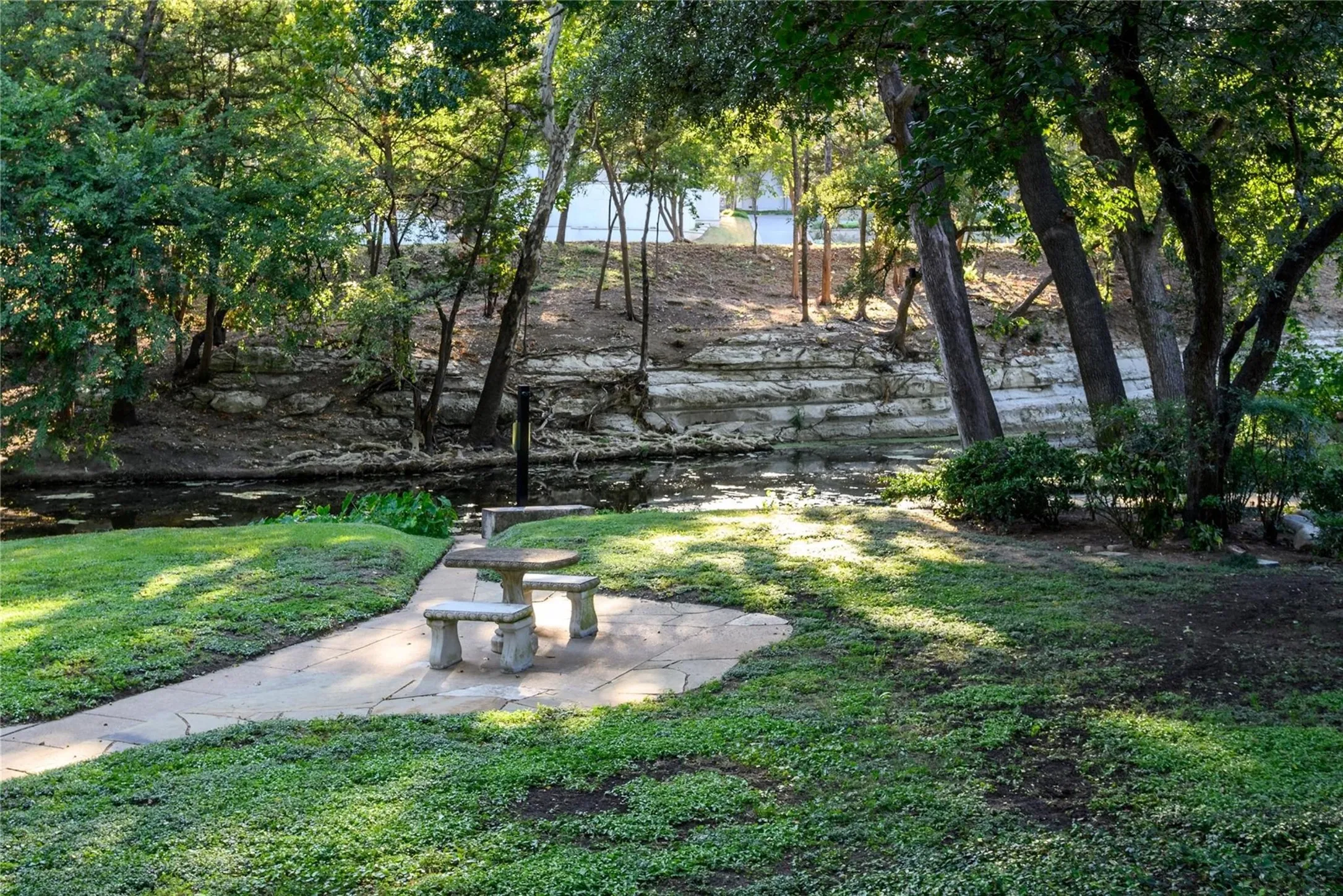 Large private park exclusive to Christopher Place