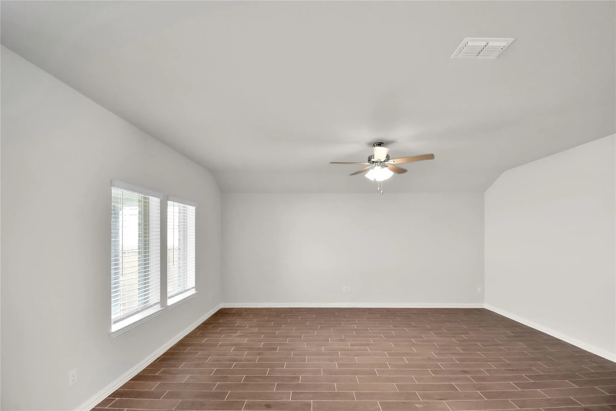 Wood-finish tile flooring