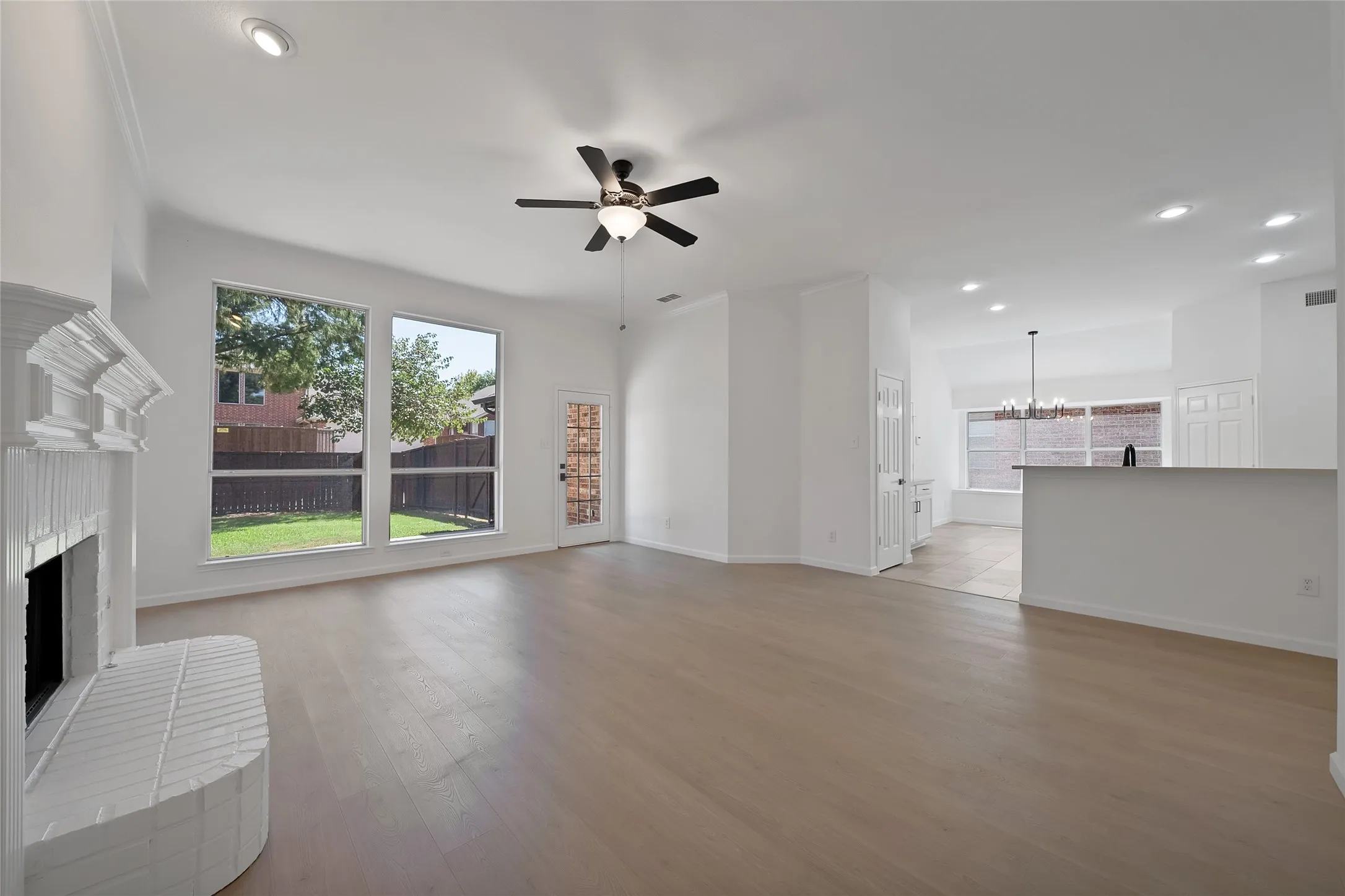 The open floor plan is perfect for entertaining or spending quality time with family.