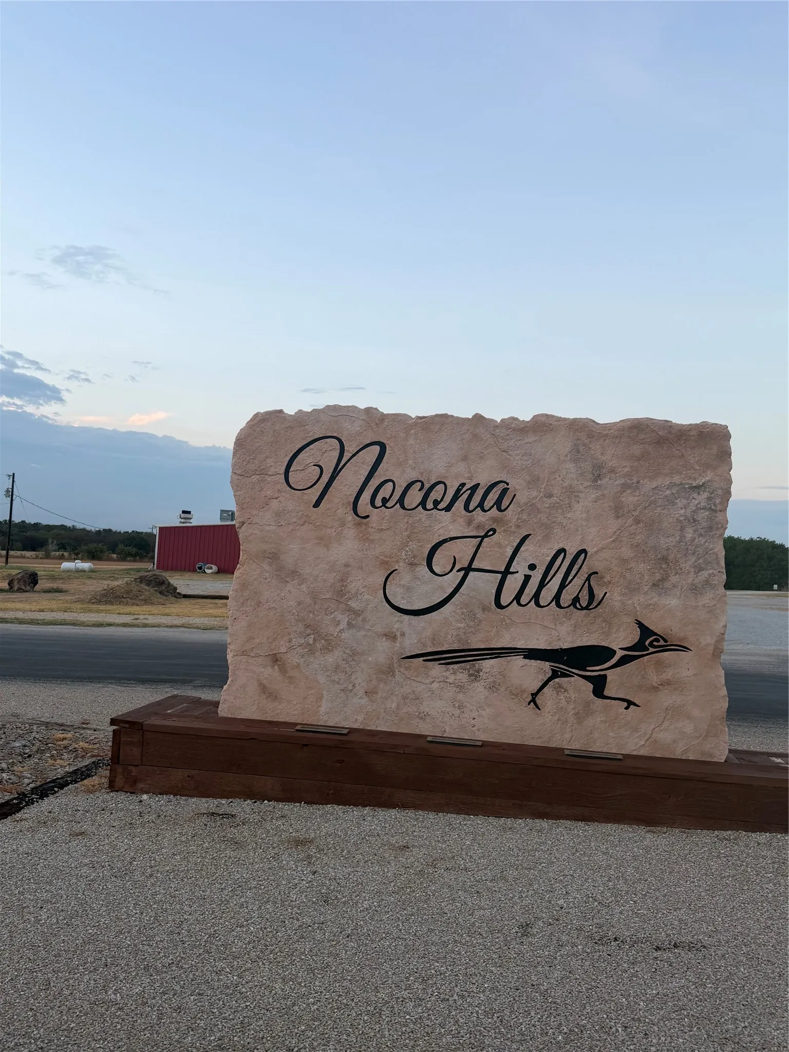 Entry to Nocona Hills - gated community