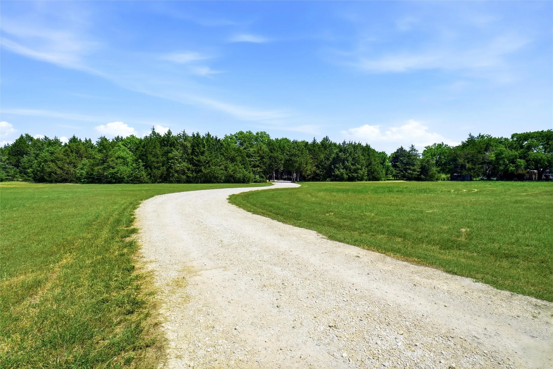 Drive leading to home