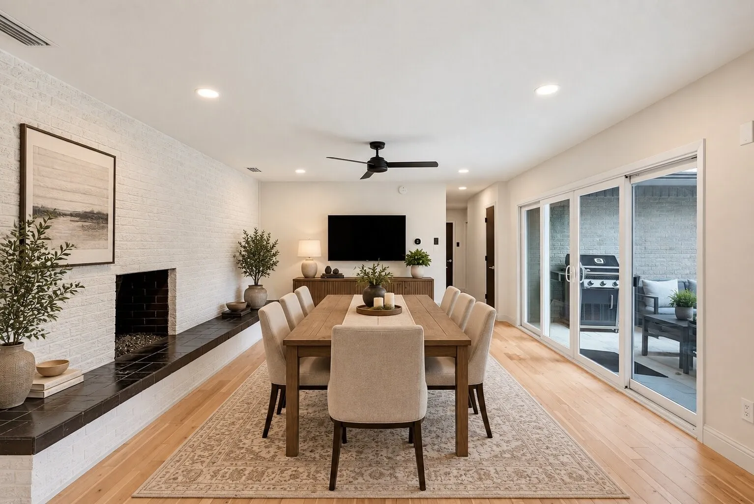Virtually Staged as a Dining Room
