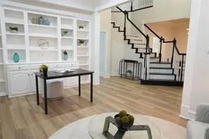 Custom wall of builtins
virtually staged