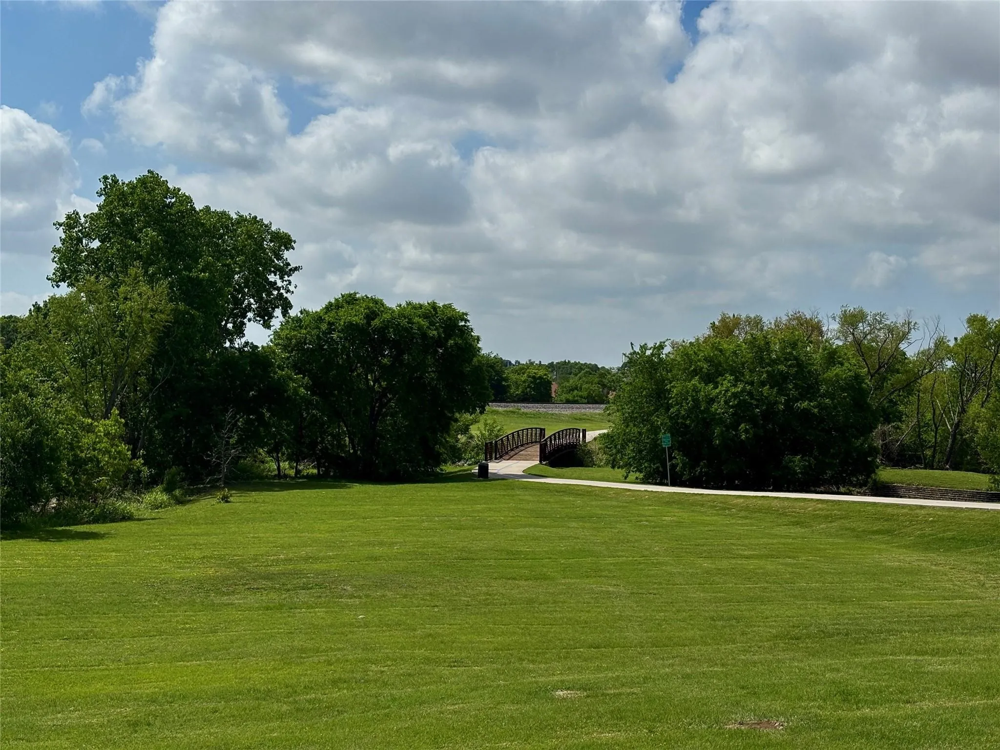 Walking distance are trails, tennis courts, and playground.