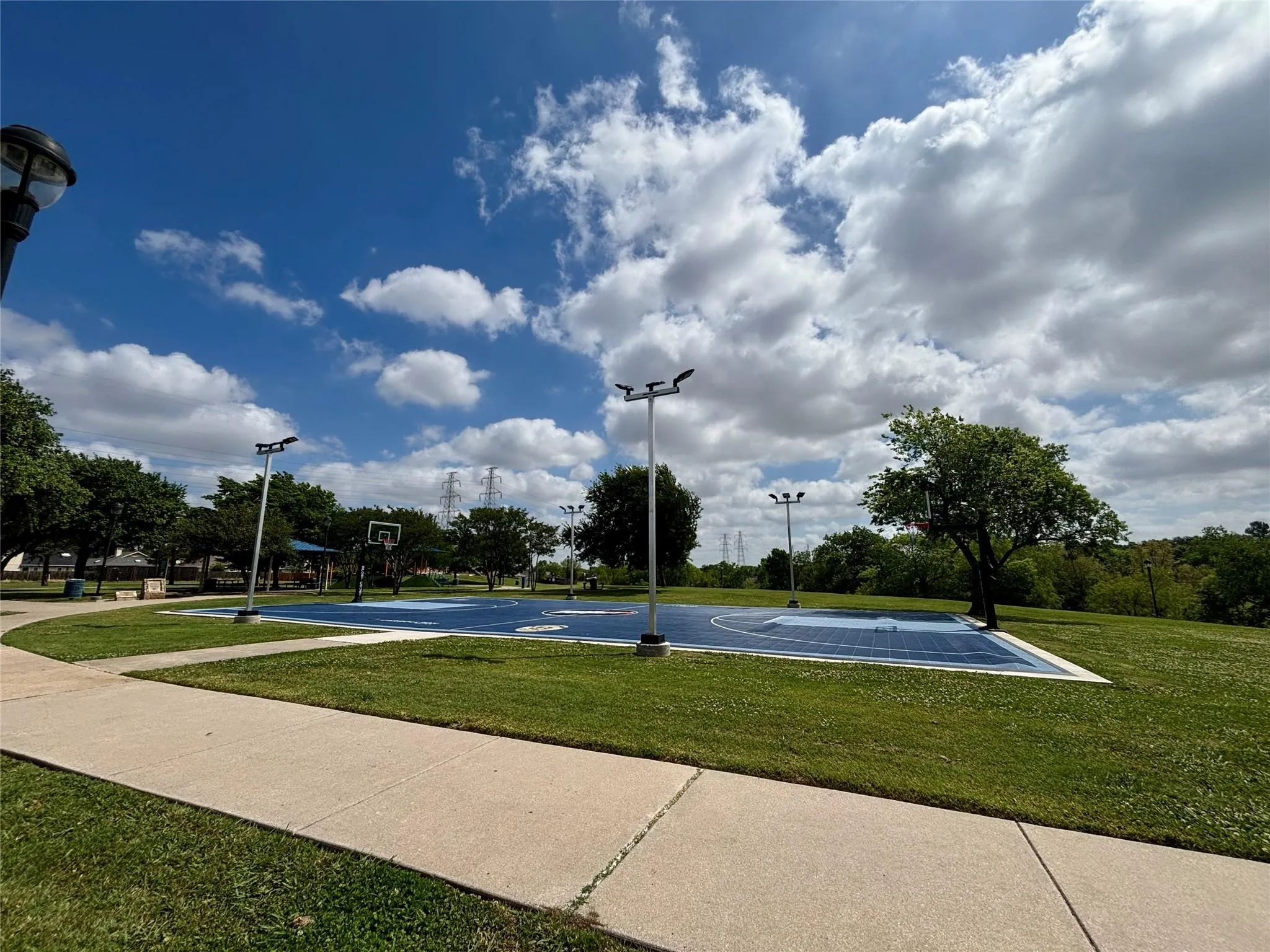 Walking distance are trails, tennis courts, and playground.