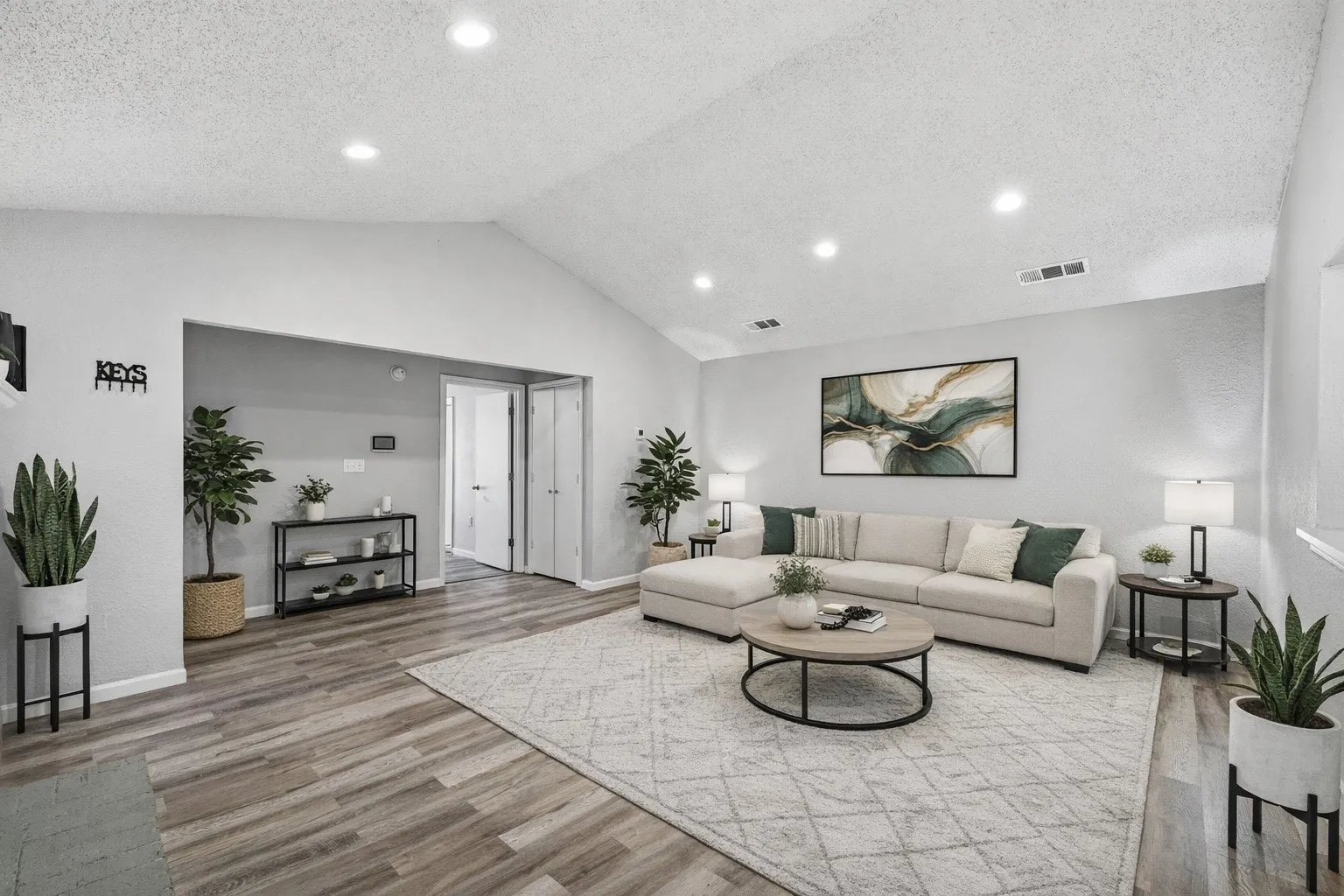 Virtual Staged Living Room
