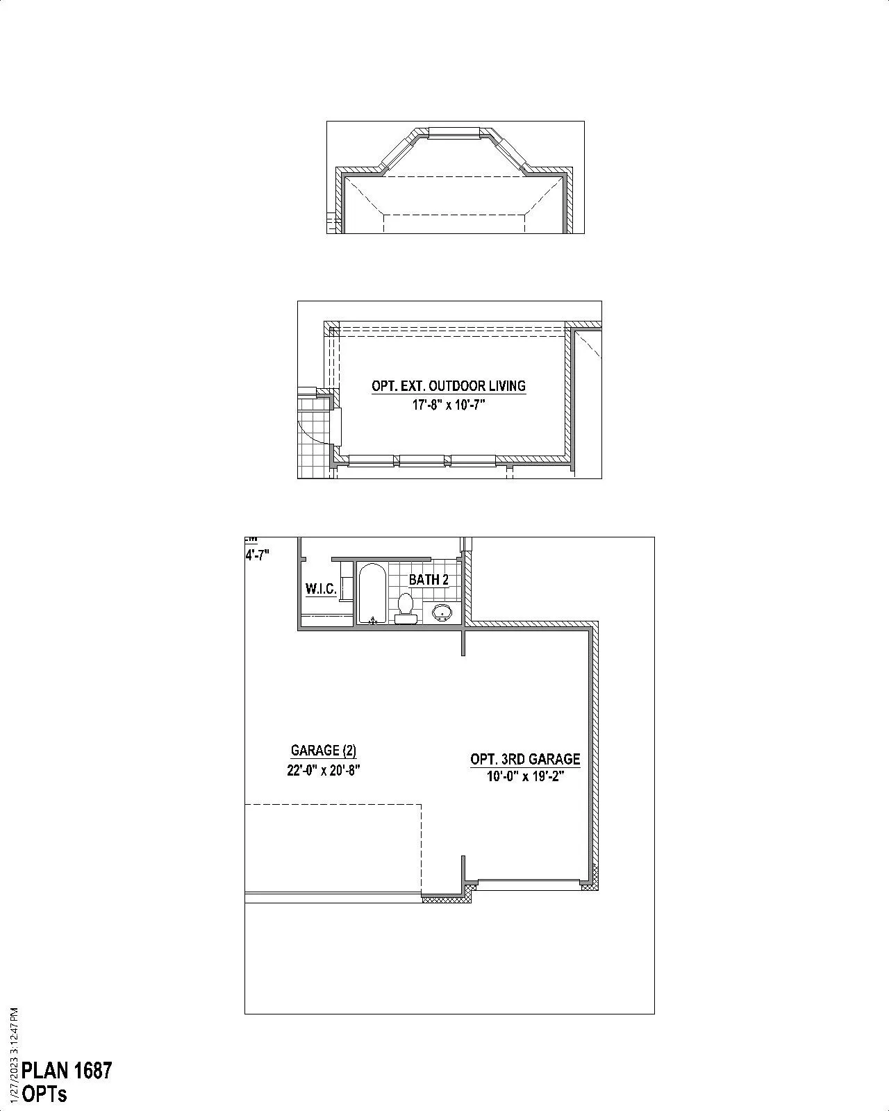 Floor plan options
