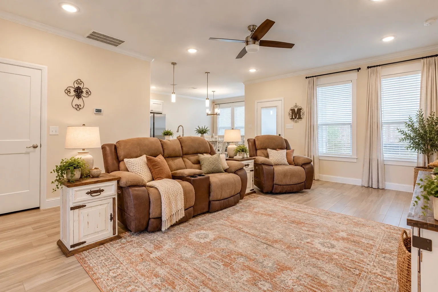 Look at how open this living space is