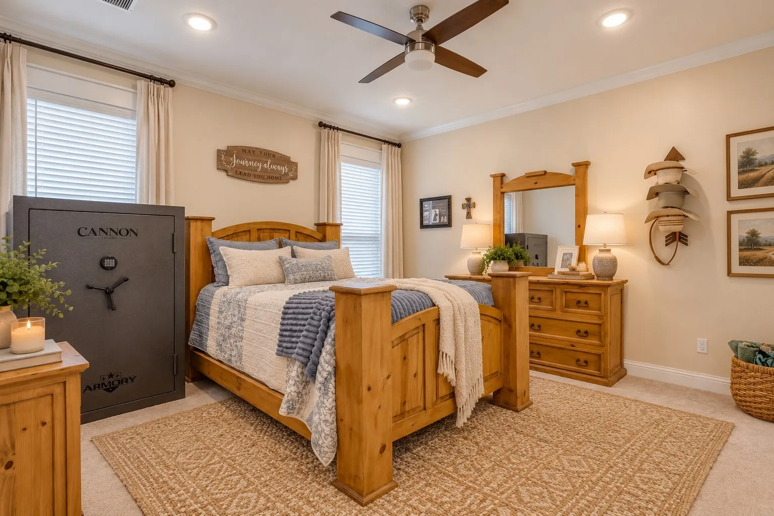 Primary bedroom located on first floor
