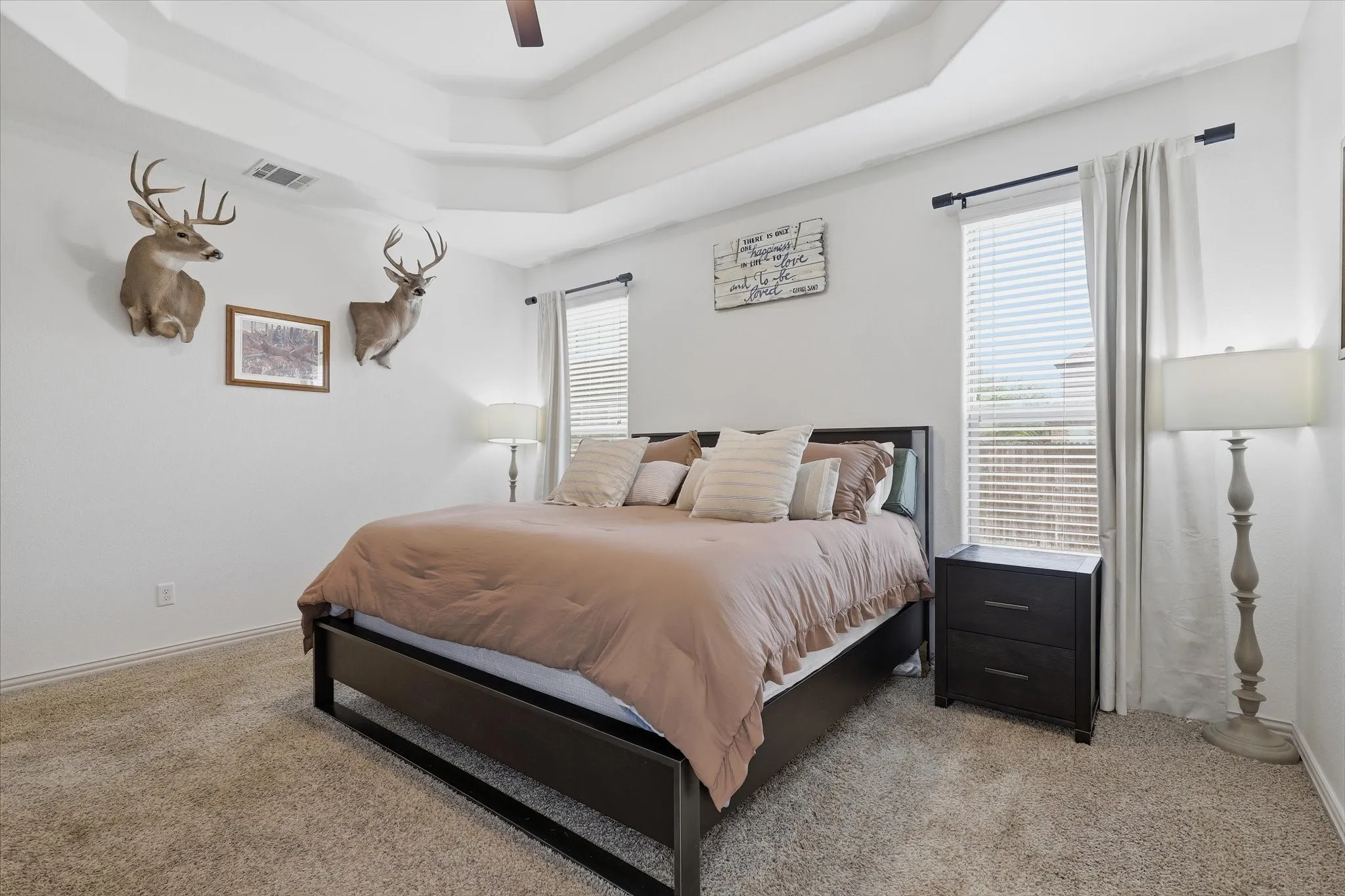 Oversized bedroom furniture welcomed