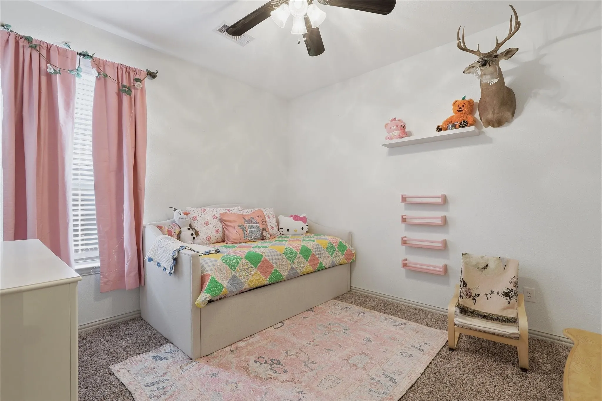 Level 1 secondary bedroom with walk-in closet