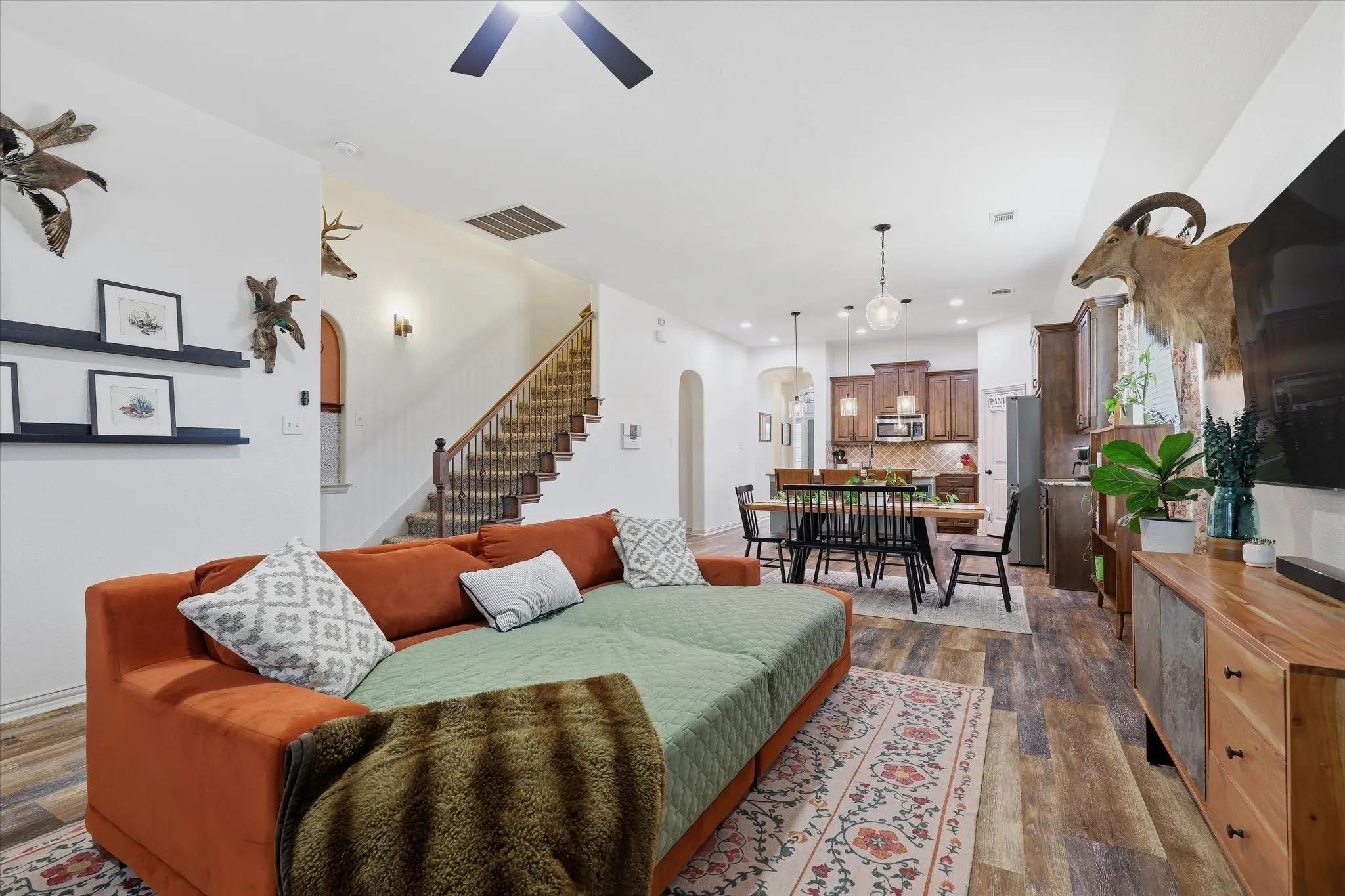Light and Bright Family Living Space