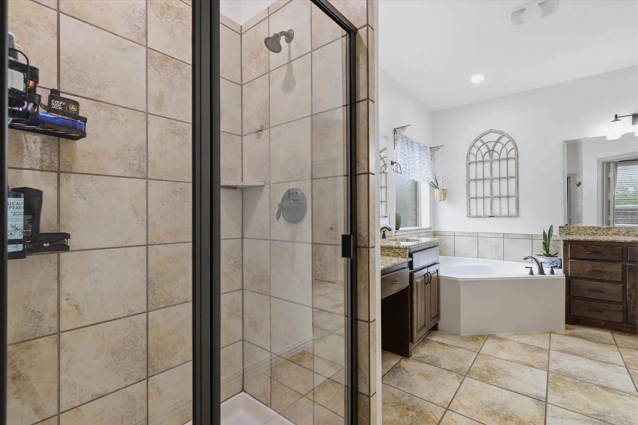 Separate shower