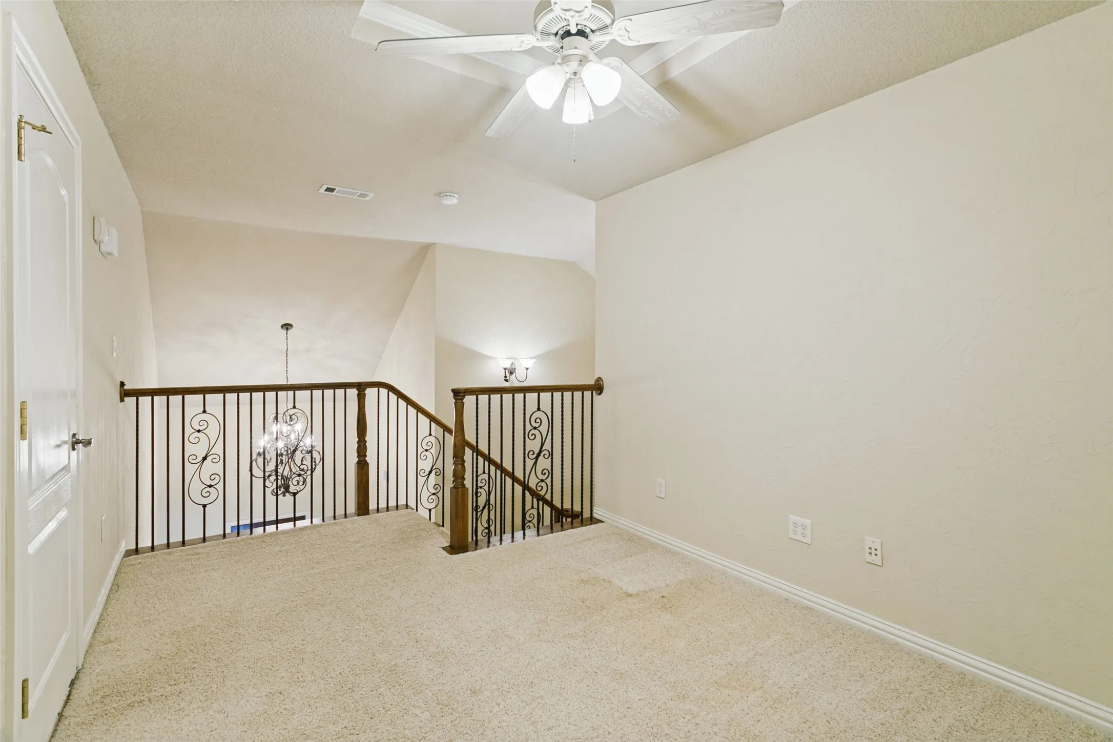 Upstairs living area