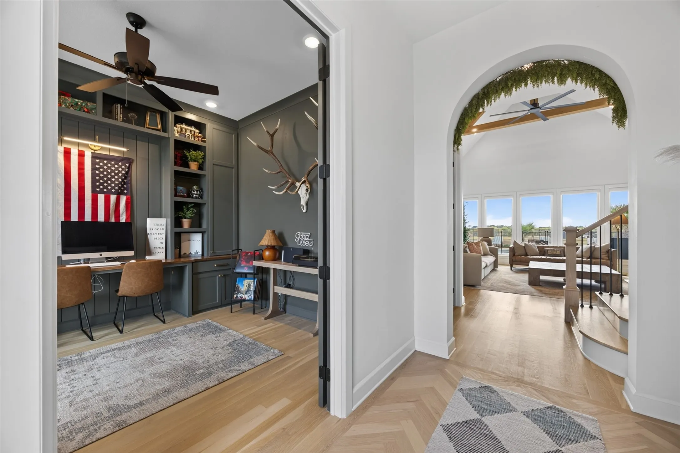 Office and Living Area