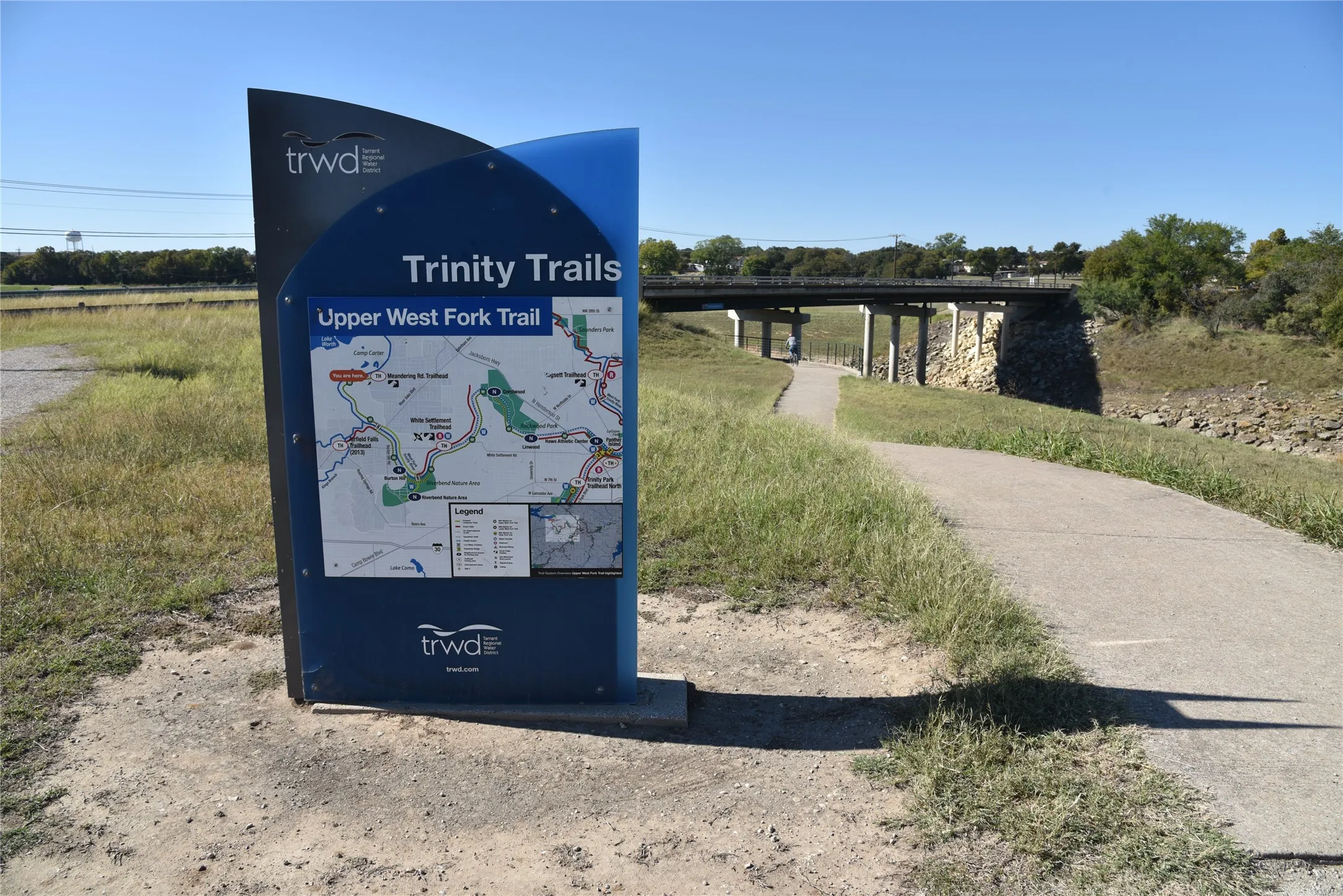 Trinity Trail is within walking distance