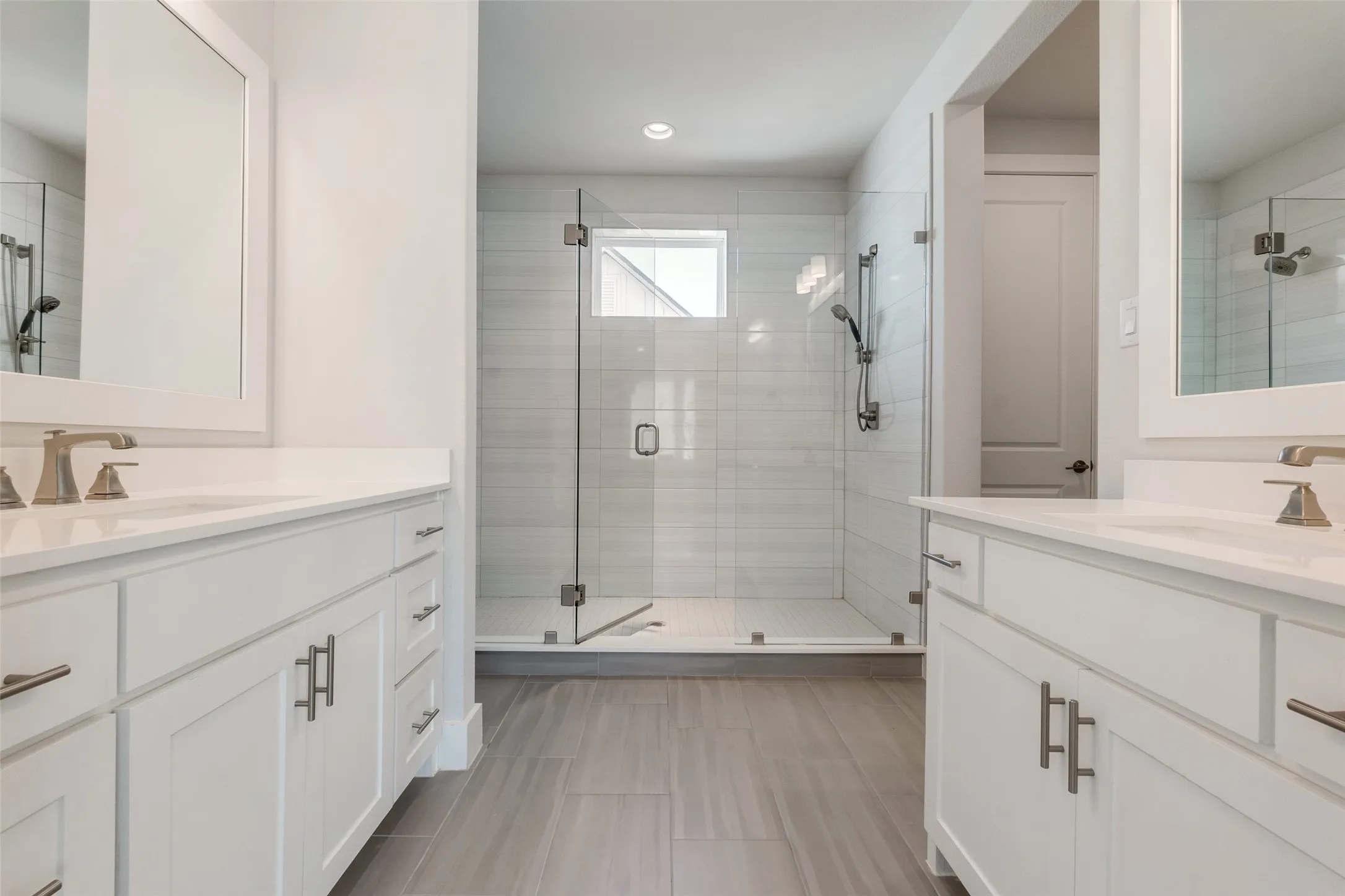 Enjoy the space of this spacious primary escape covering the entire third floor of the home complete with double vanity, large walk in closet, and private balcony.