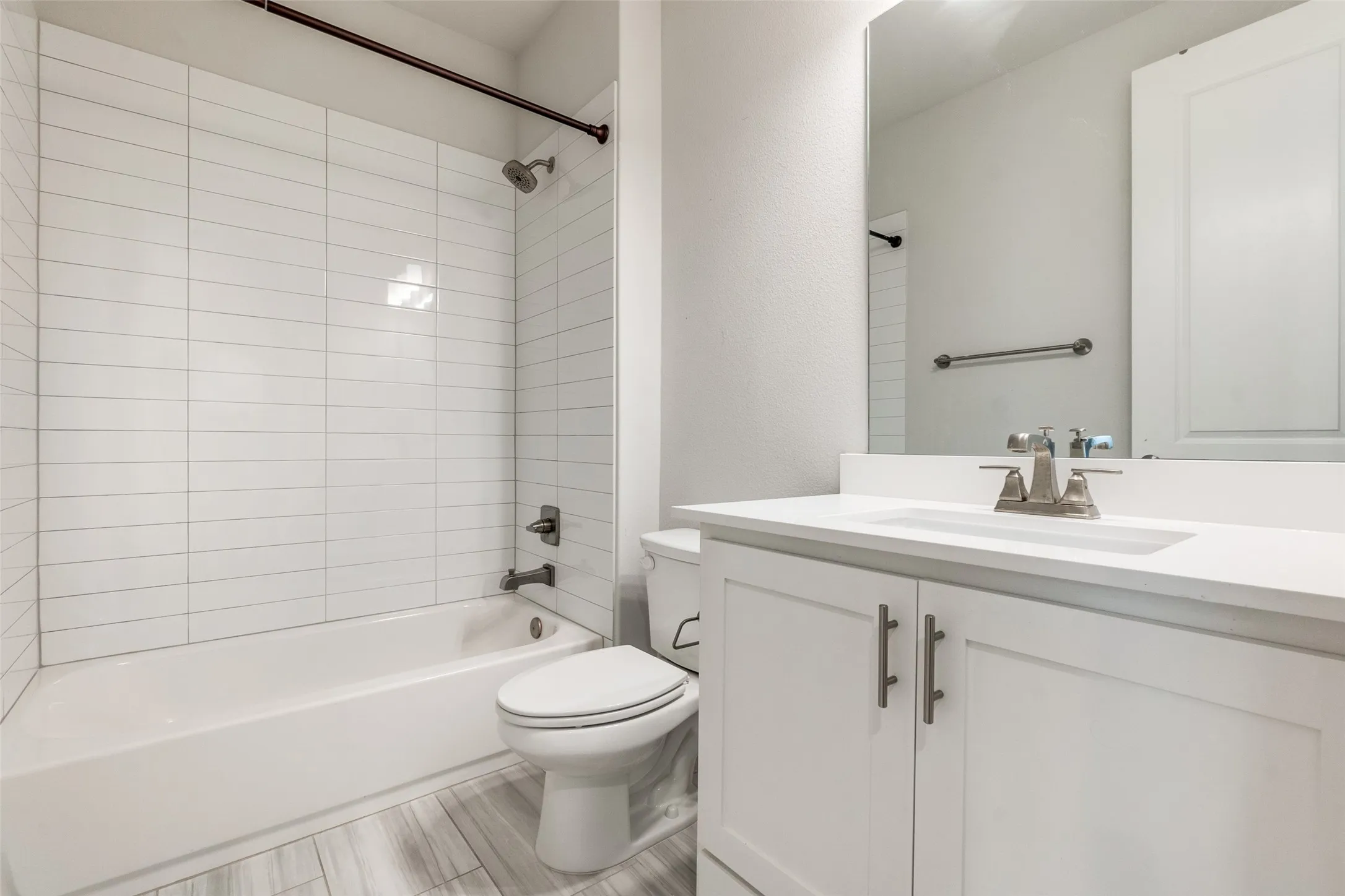 All bedrooms include walk in closets and their own bathroom.