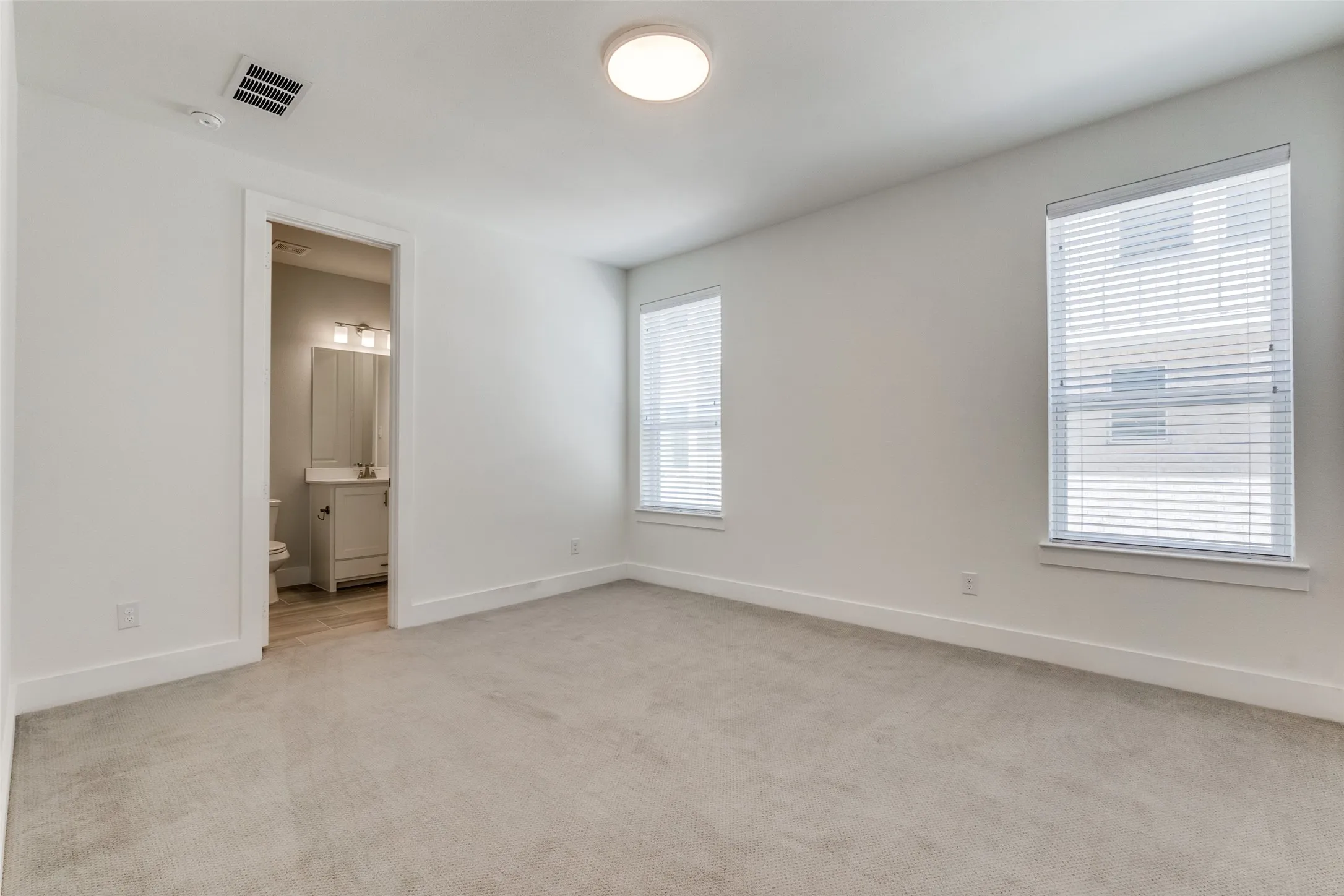 All bedrooms include walk in closets and their own bathroom.