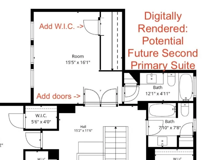 Digitally Rendered Potential Future 2nd Primary Suite