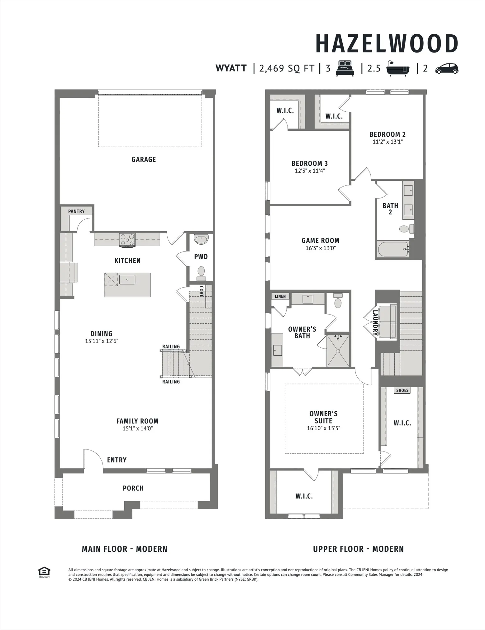 Fantastic end unit Wyatt plan with entertaining space galore and spacious bedrooms...something for everyone in the family!