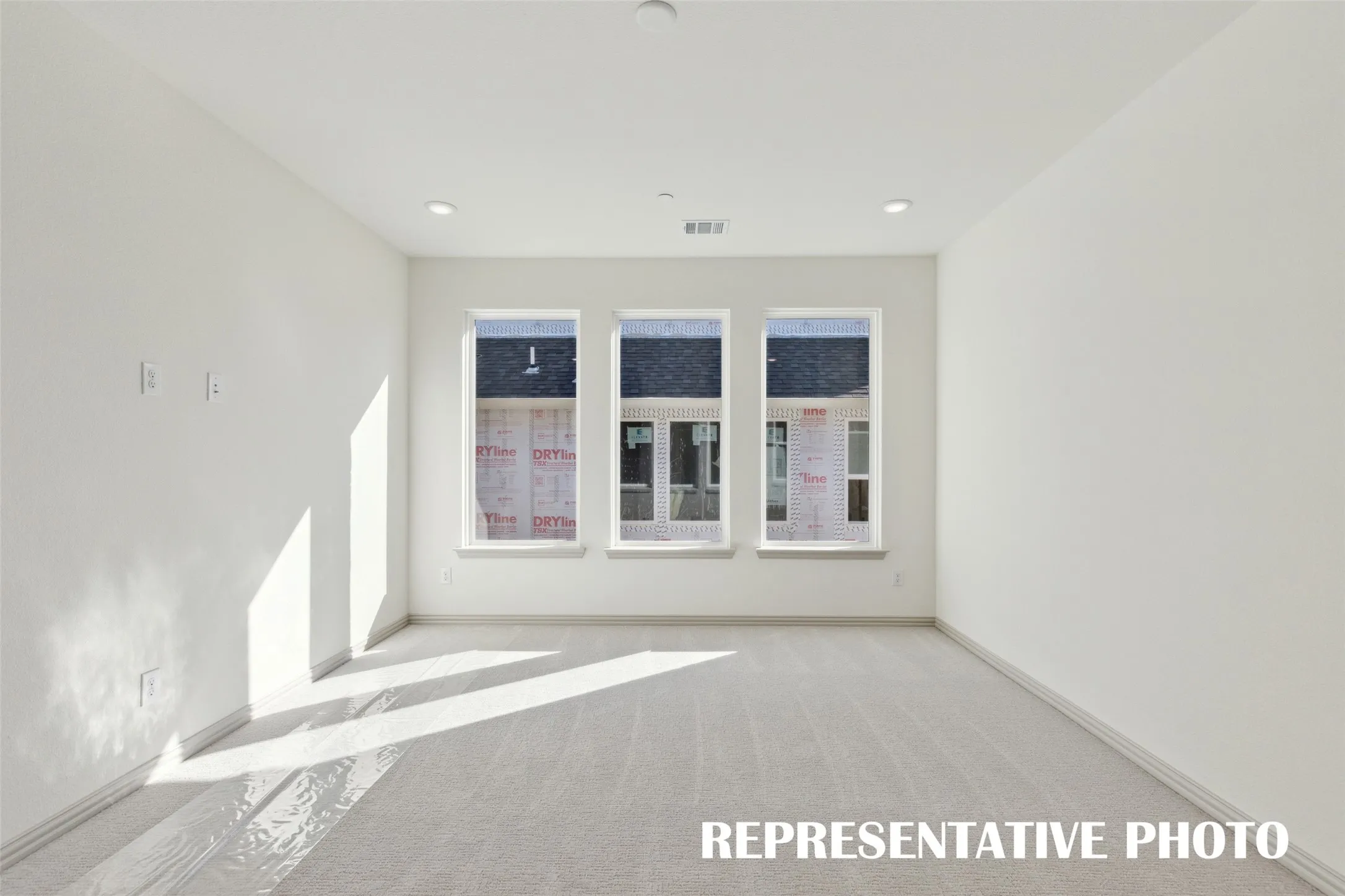 Plenty of family fun time to be enjoyed in this light filled game room!  REPRESENTATIVE PHOTO