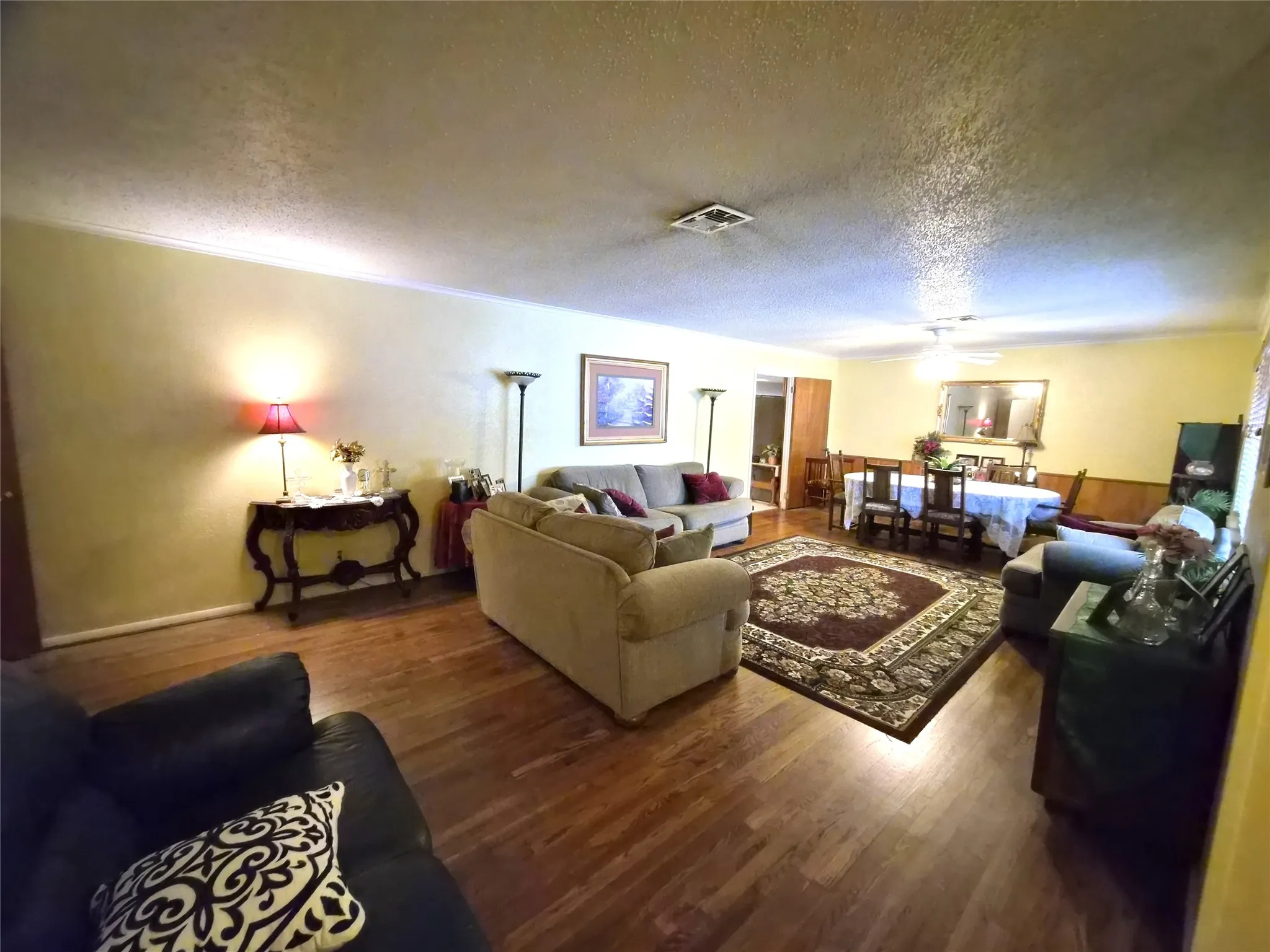 Formal living and dining area.
