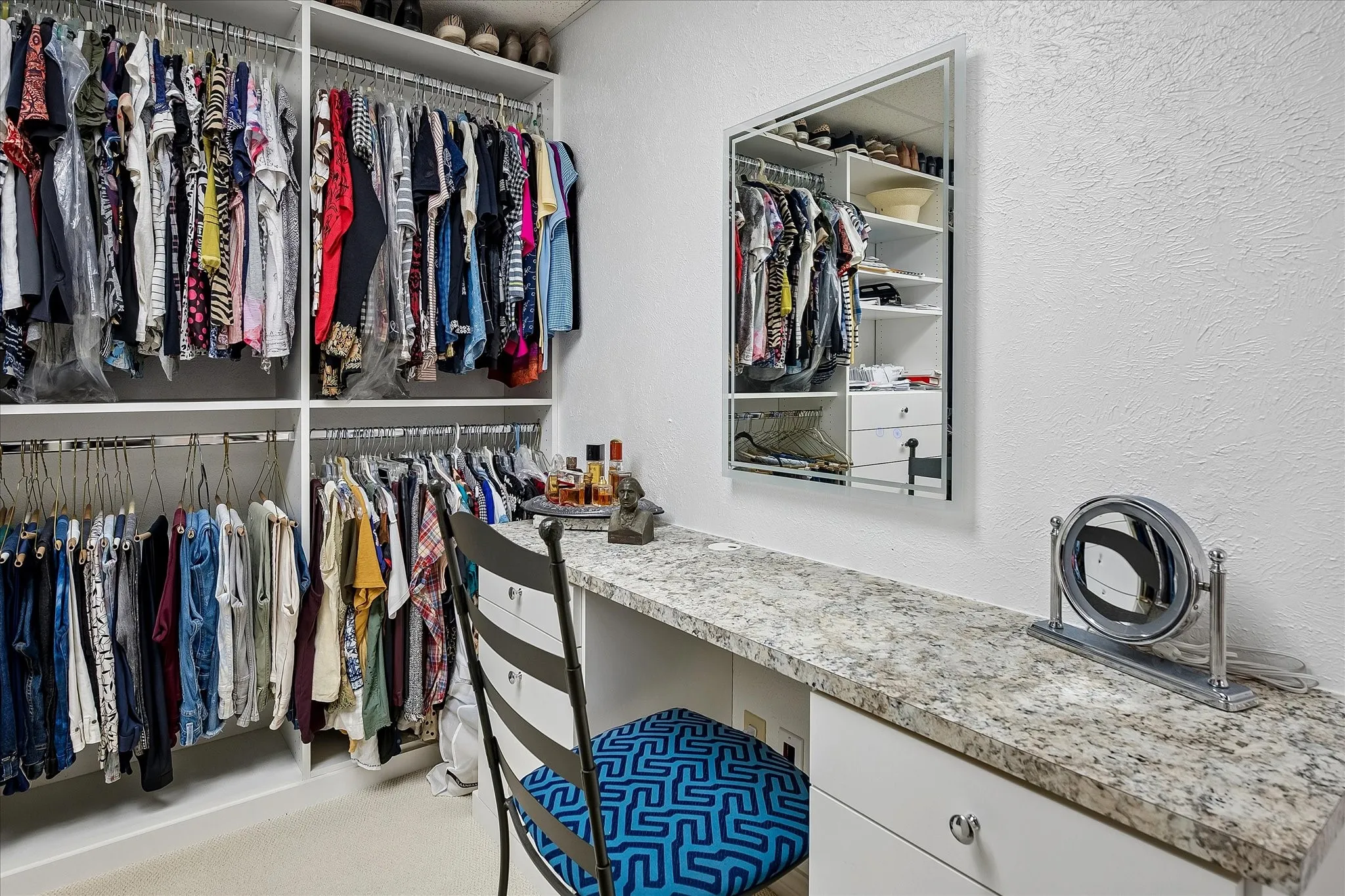 Room size Primary closet