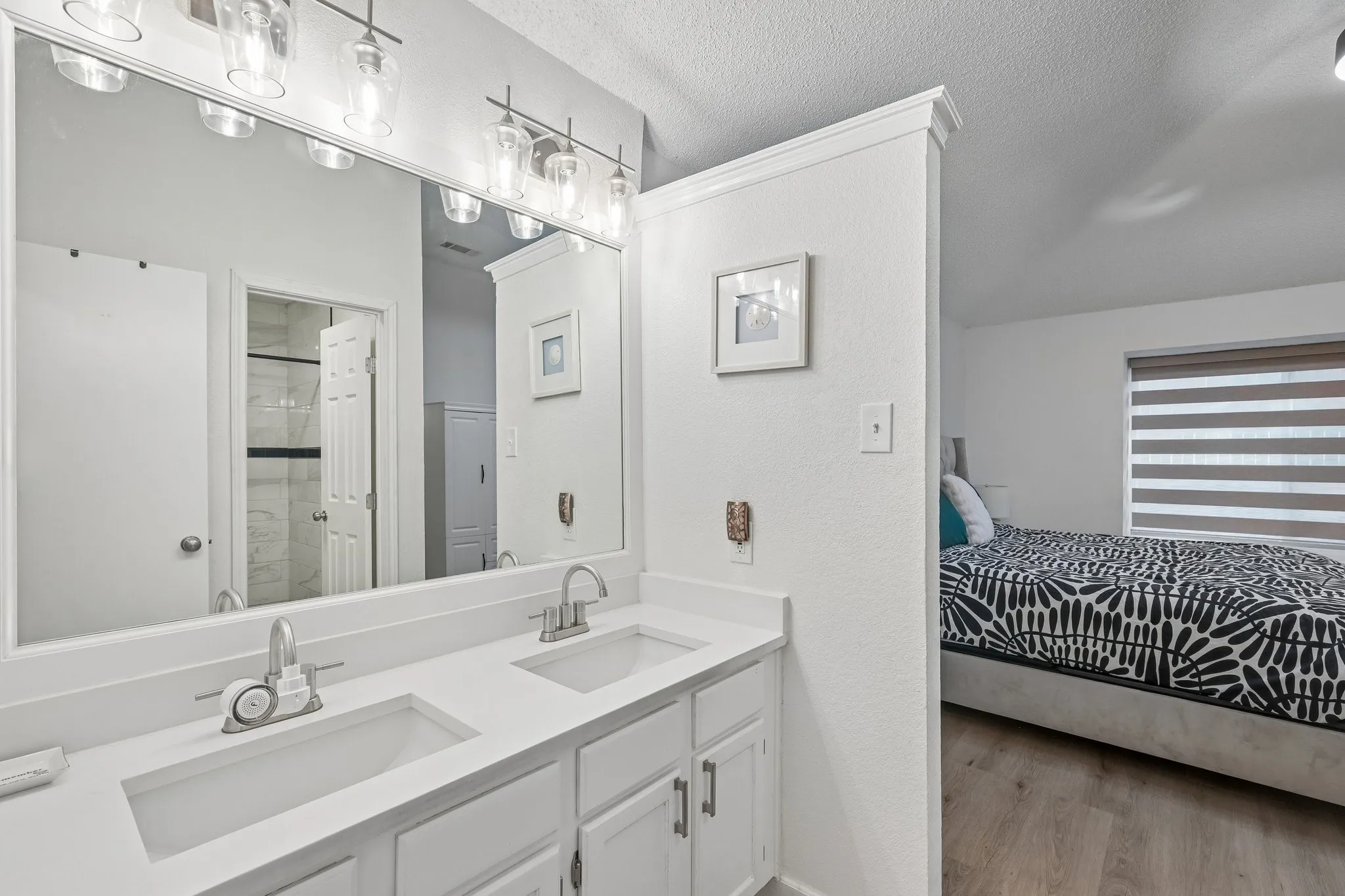 Vanity in primary bath