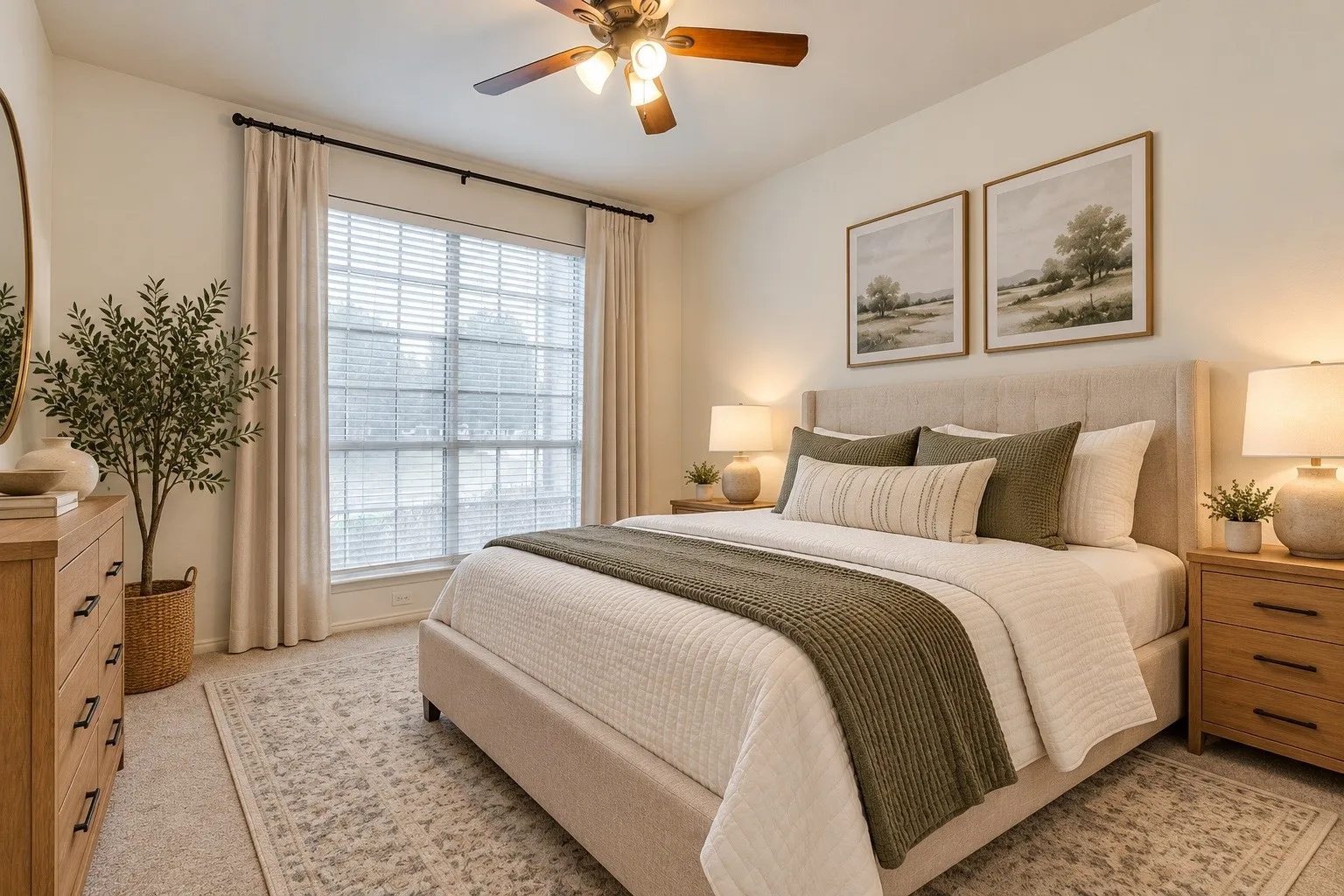 2nd bedroom - Virtually staged using AI