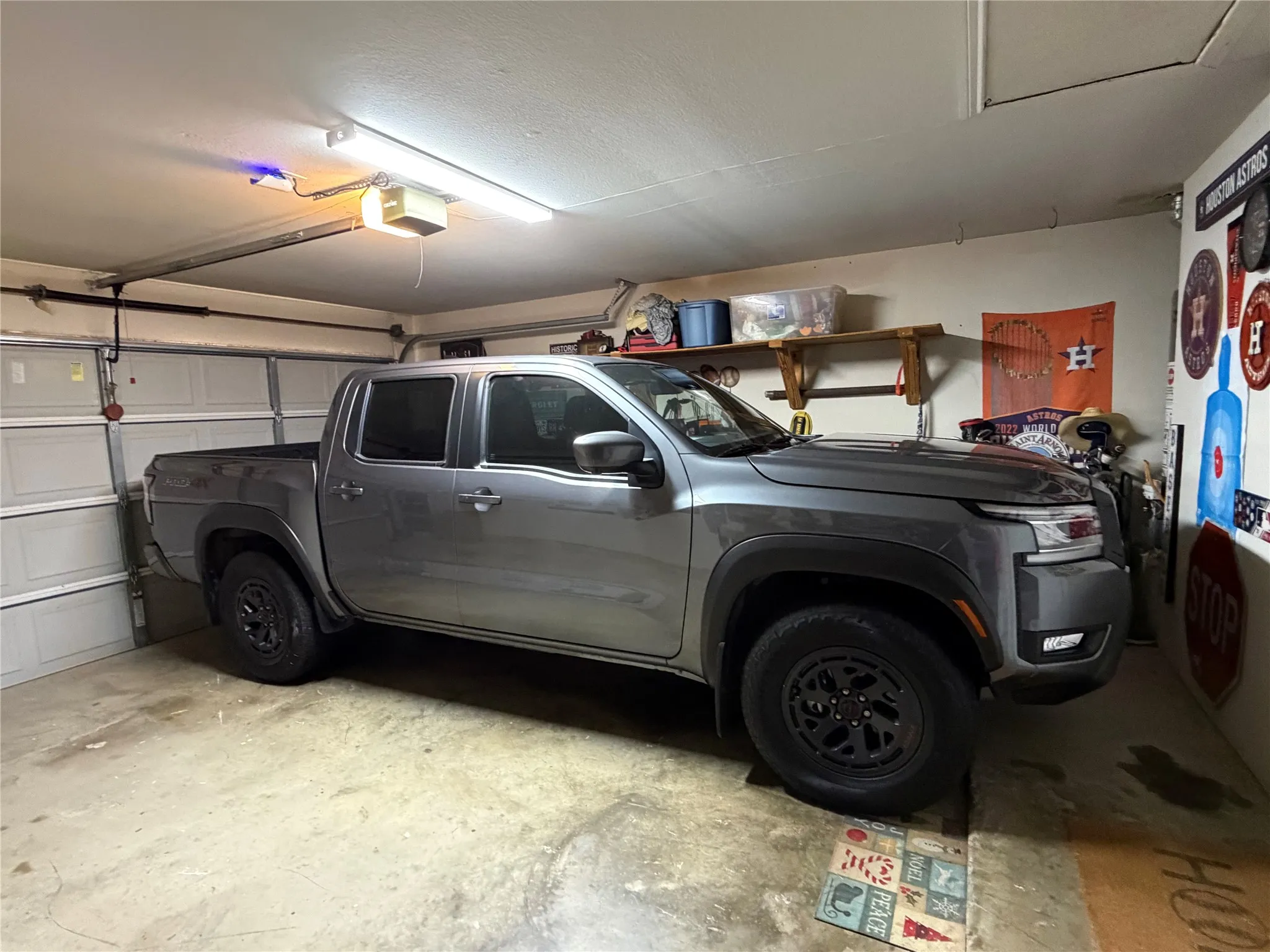There is also a Spacious Garage with Ample Room to Park a Truck