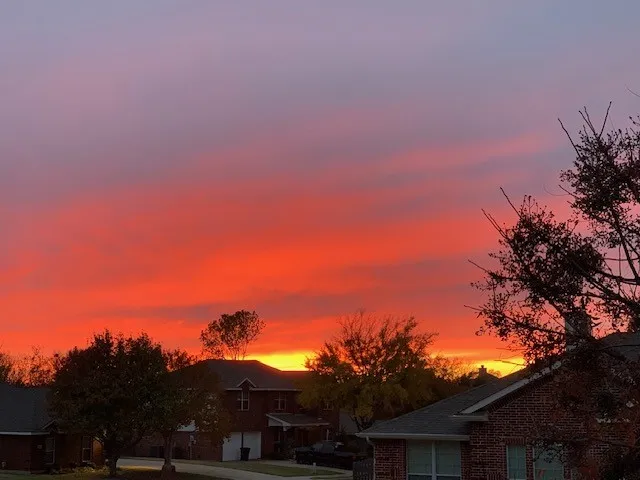 Sunset From Home!