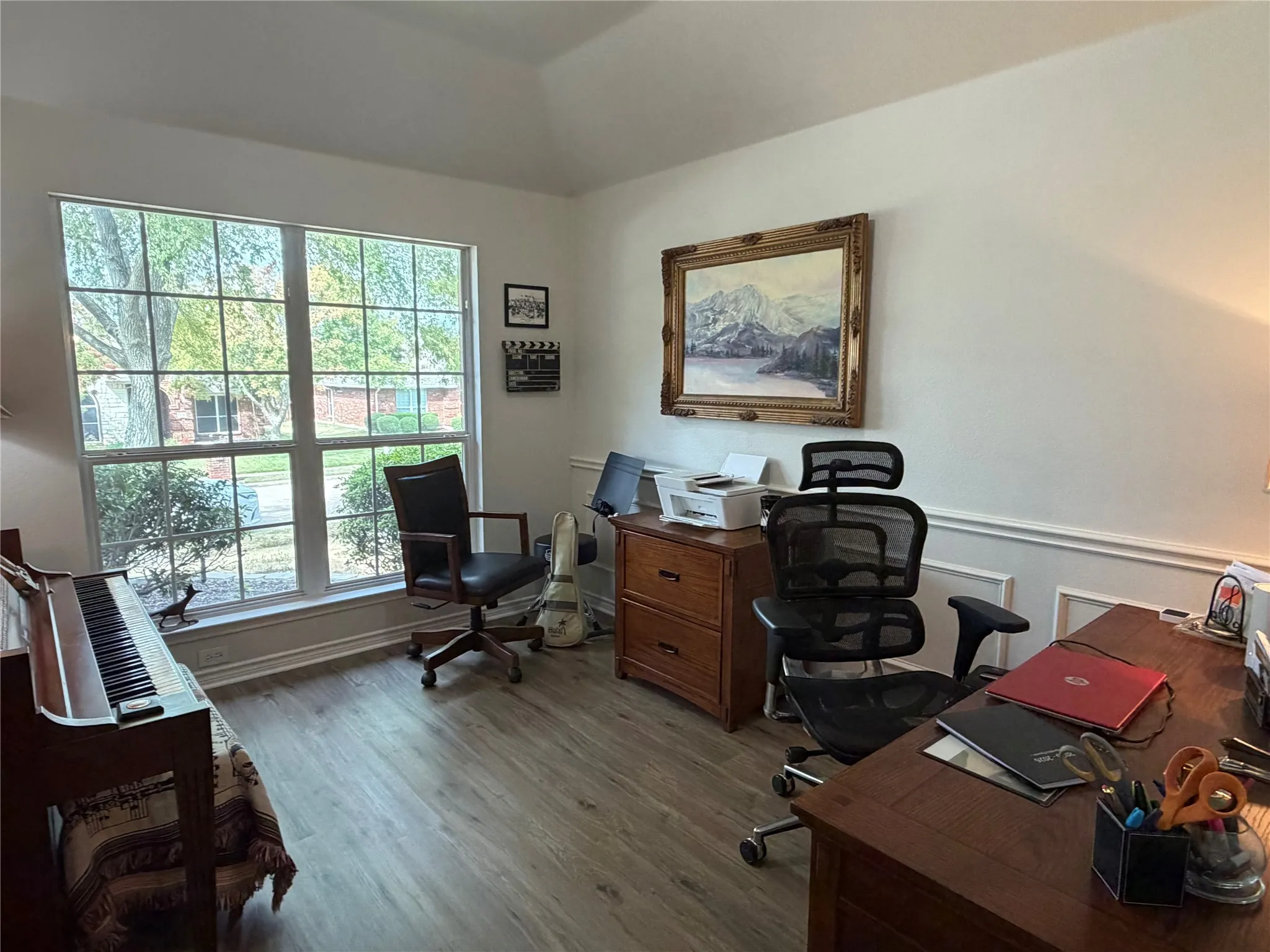 Adjacent to Kitchen is Space Ideal for Home Office or Music Room