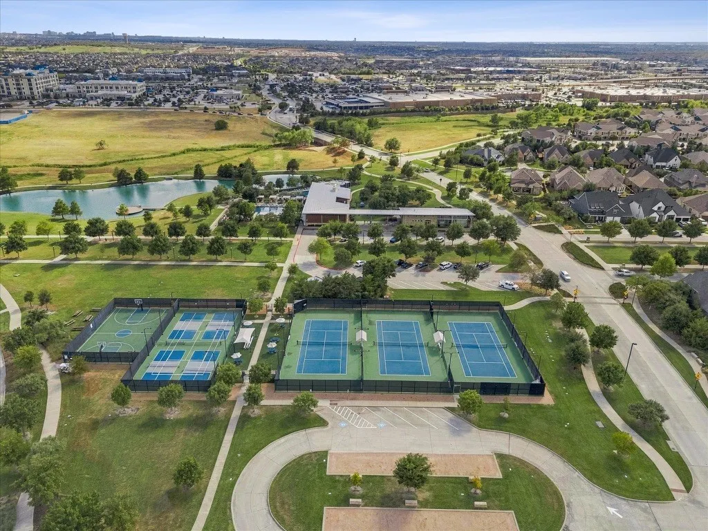 Tennis, pickle ball, and sport courts