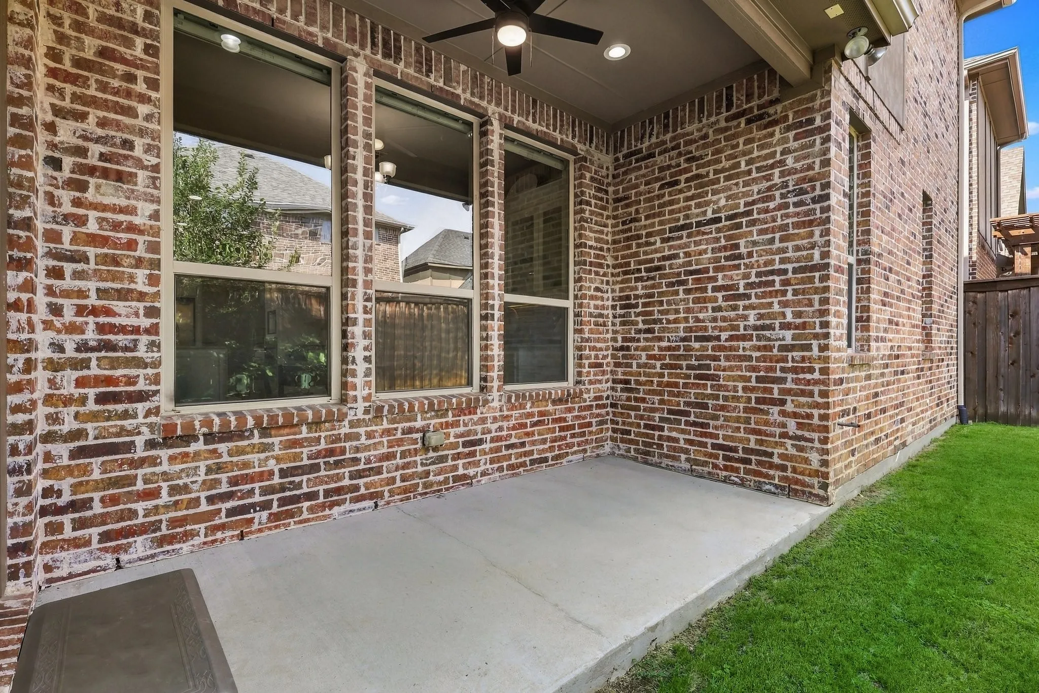 Covered patio