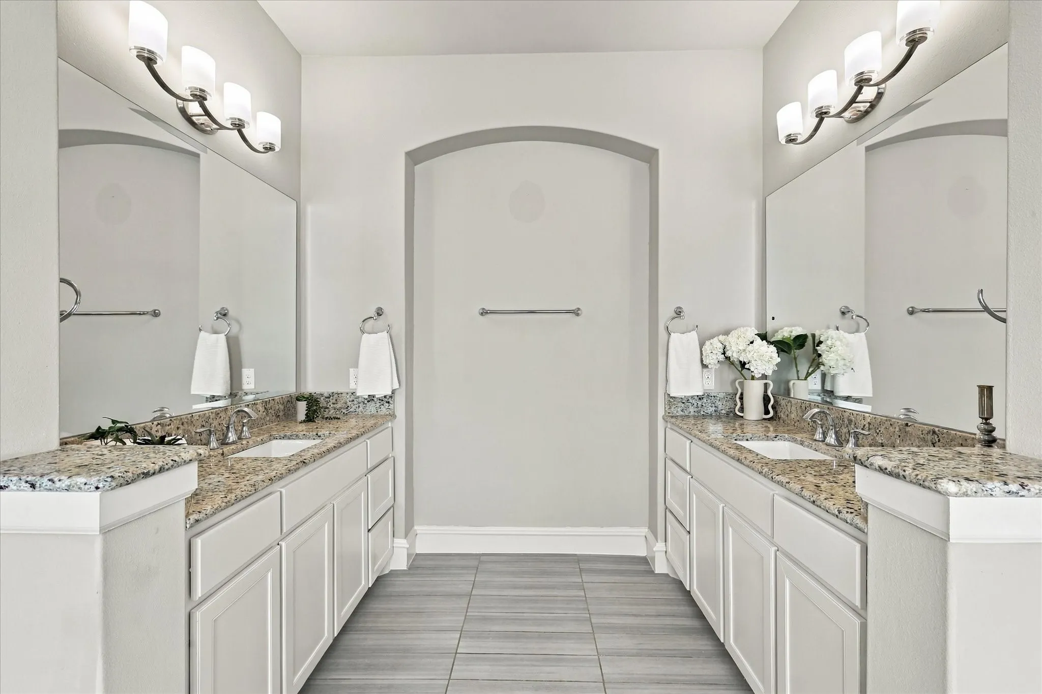 Separate vanities
