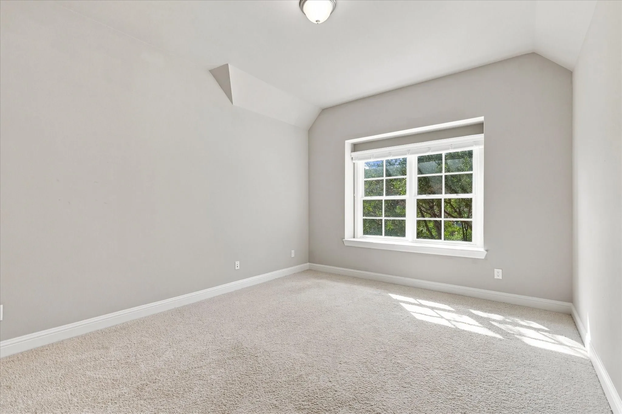 Upstairs bedroom with walk-in closet