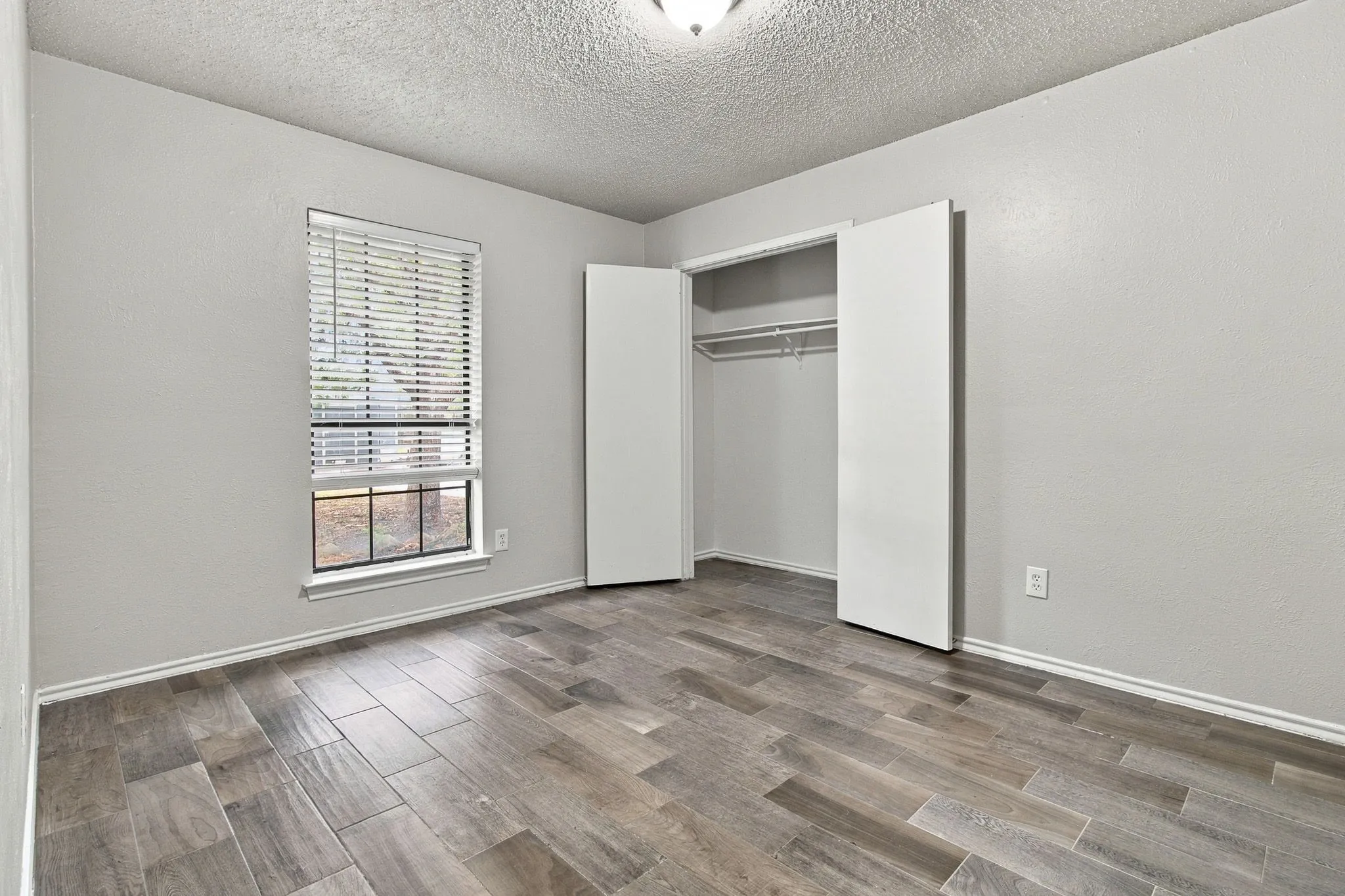 Wood-look tile flooring