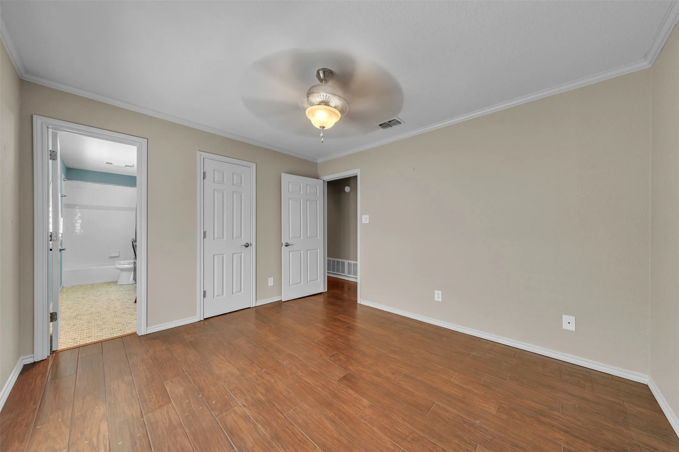 Secondary Bedroom with attached full bath