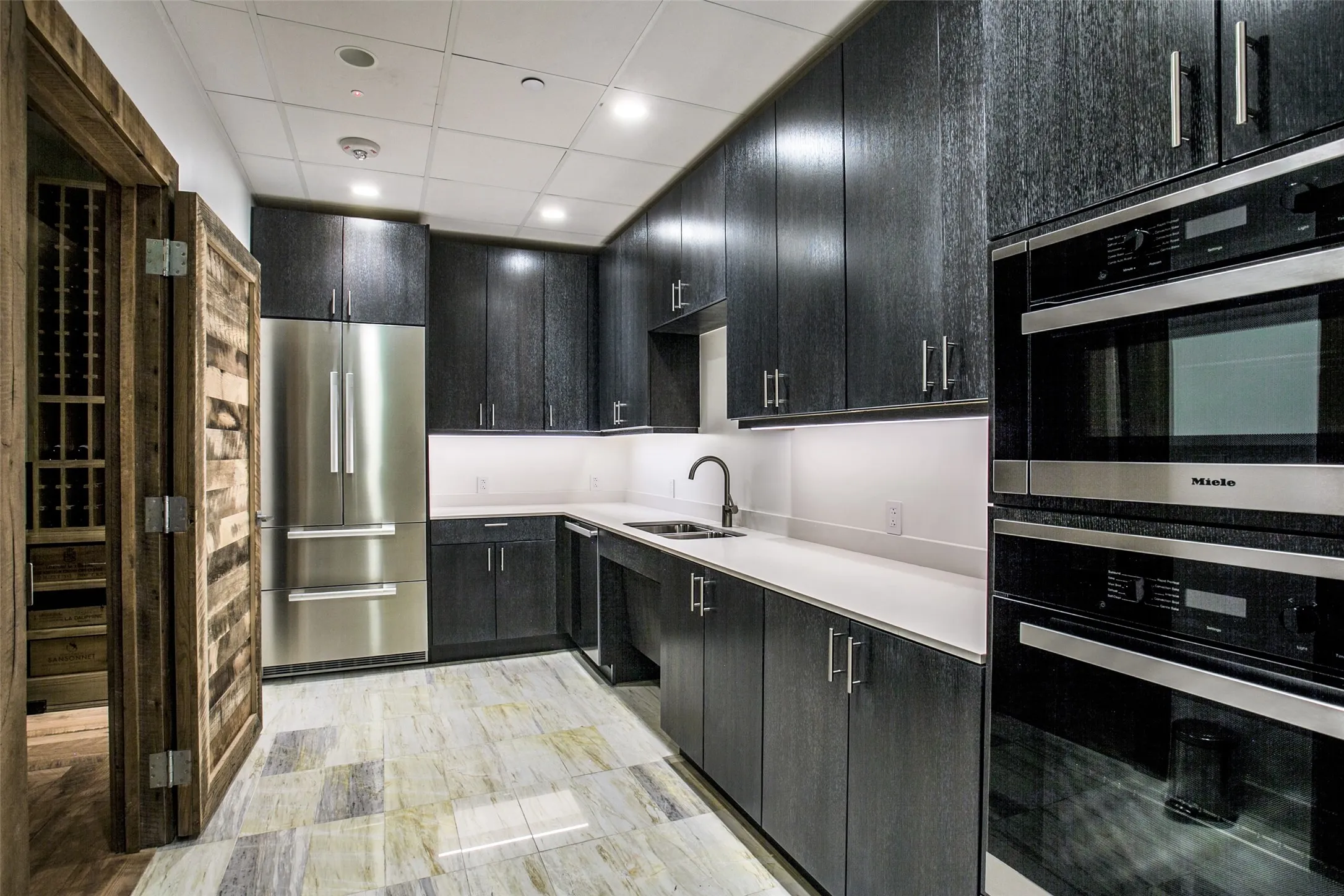Two catering kitchens