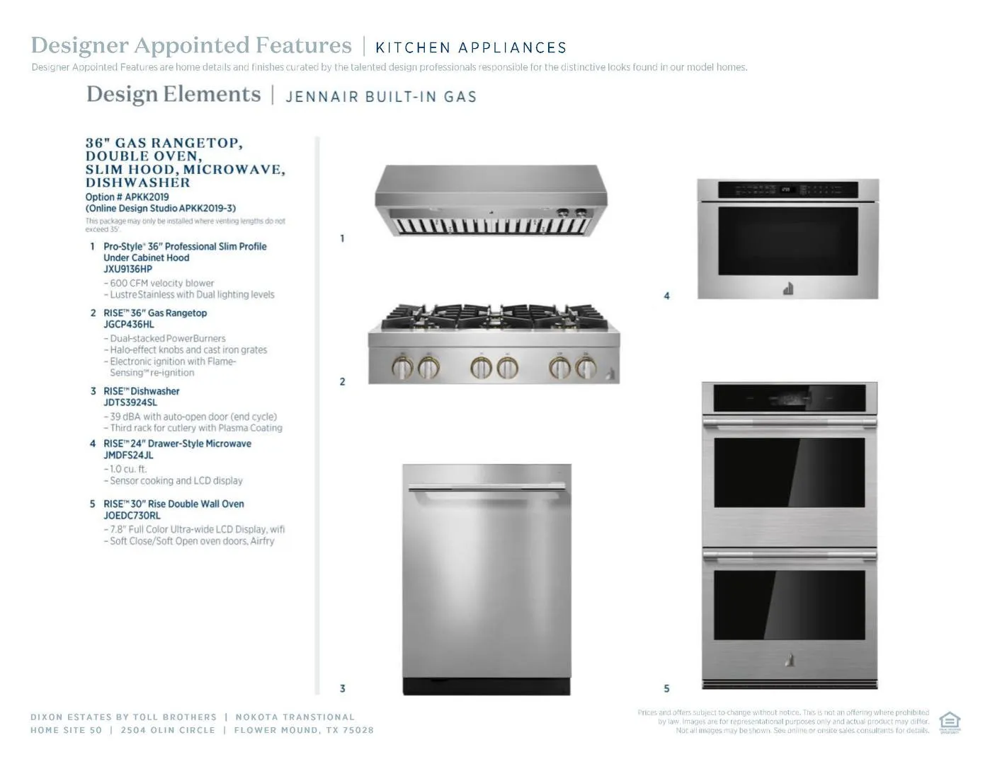 Nokota Transitional-Kitchen Selections