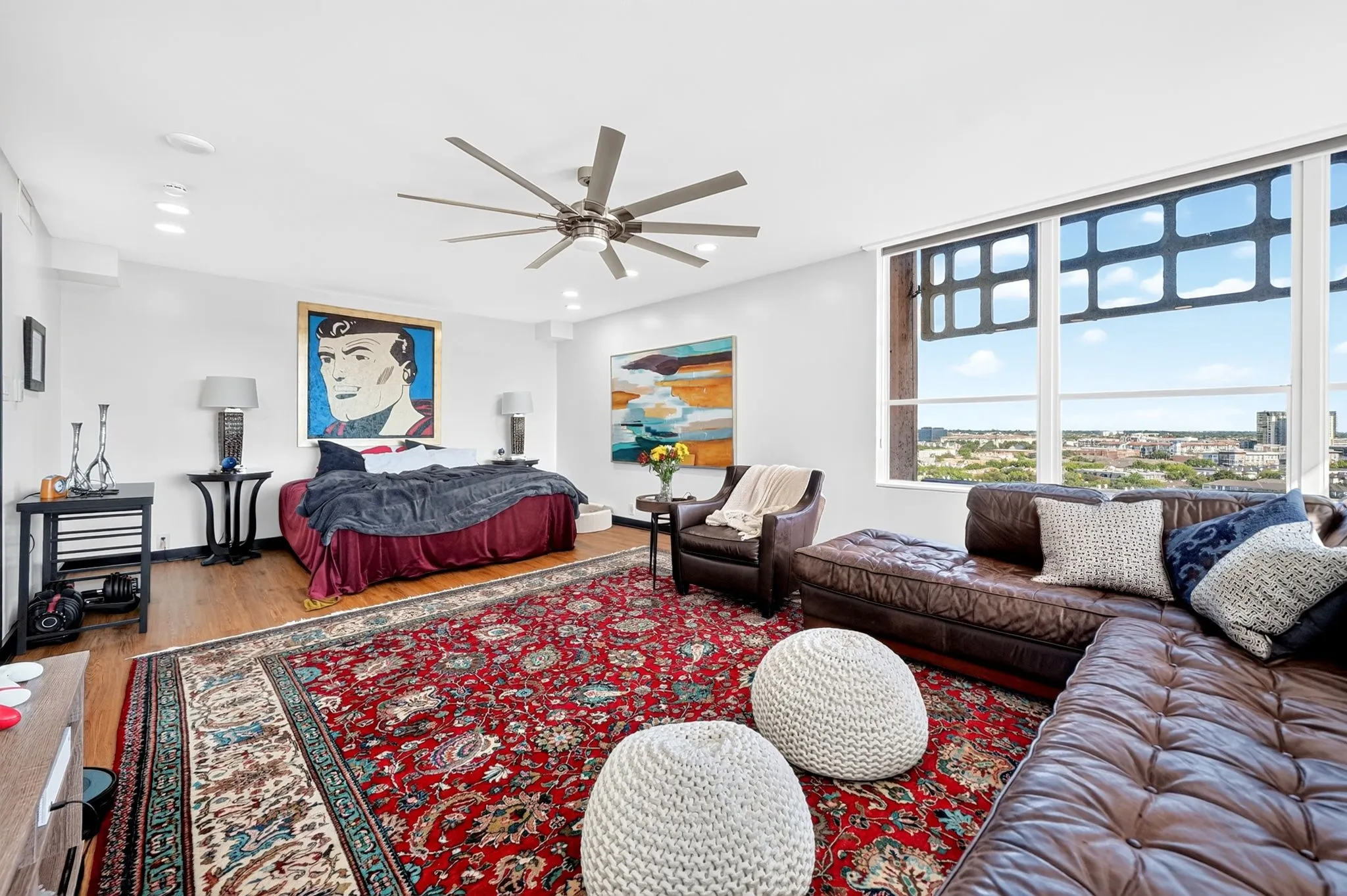 Guest Bedroom Suite with sitting area, and office
