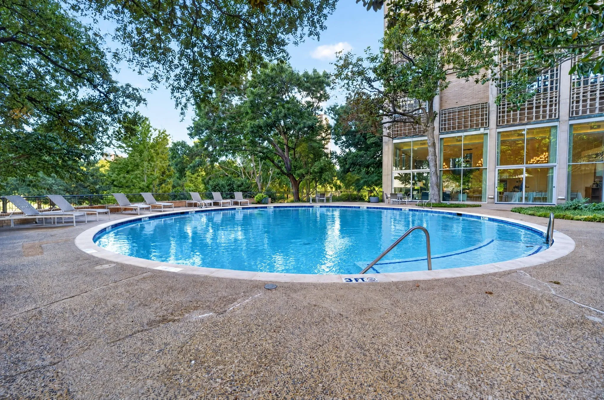 Relax by the pool overlooking Turtle Creek