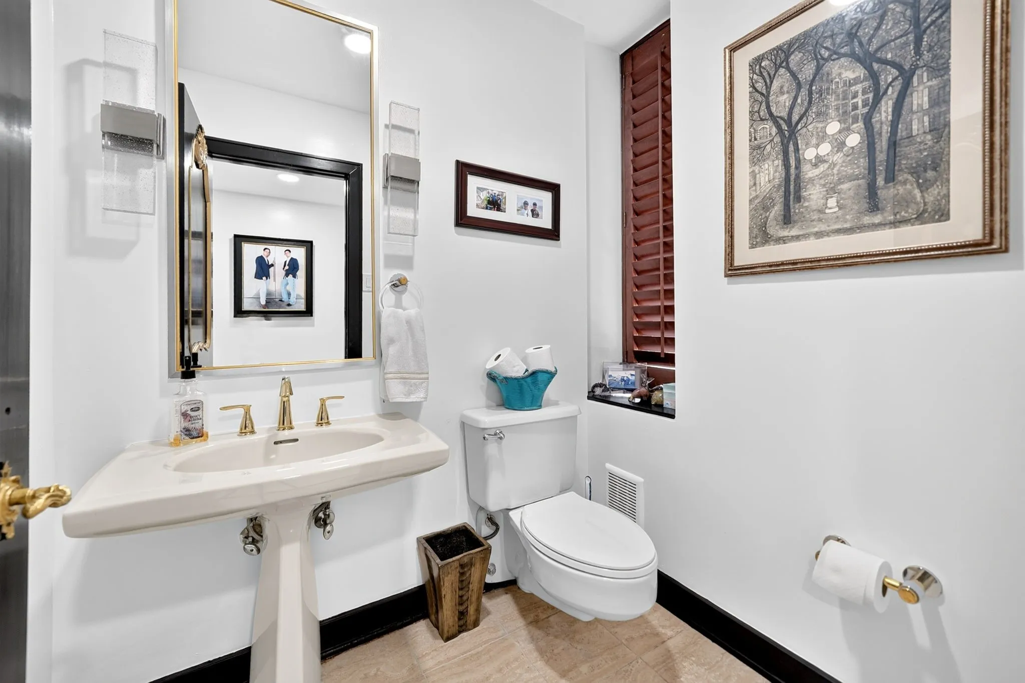 Powder bathroom